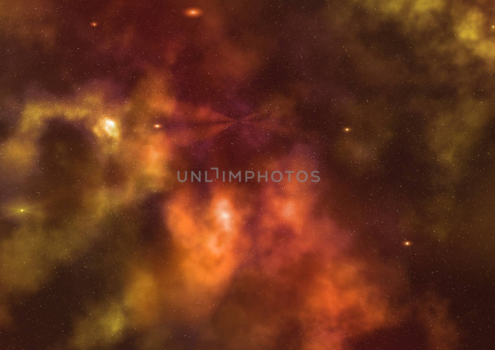 Far being shone nebula and star field against space. "Elements of this image furnished by NASA".