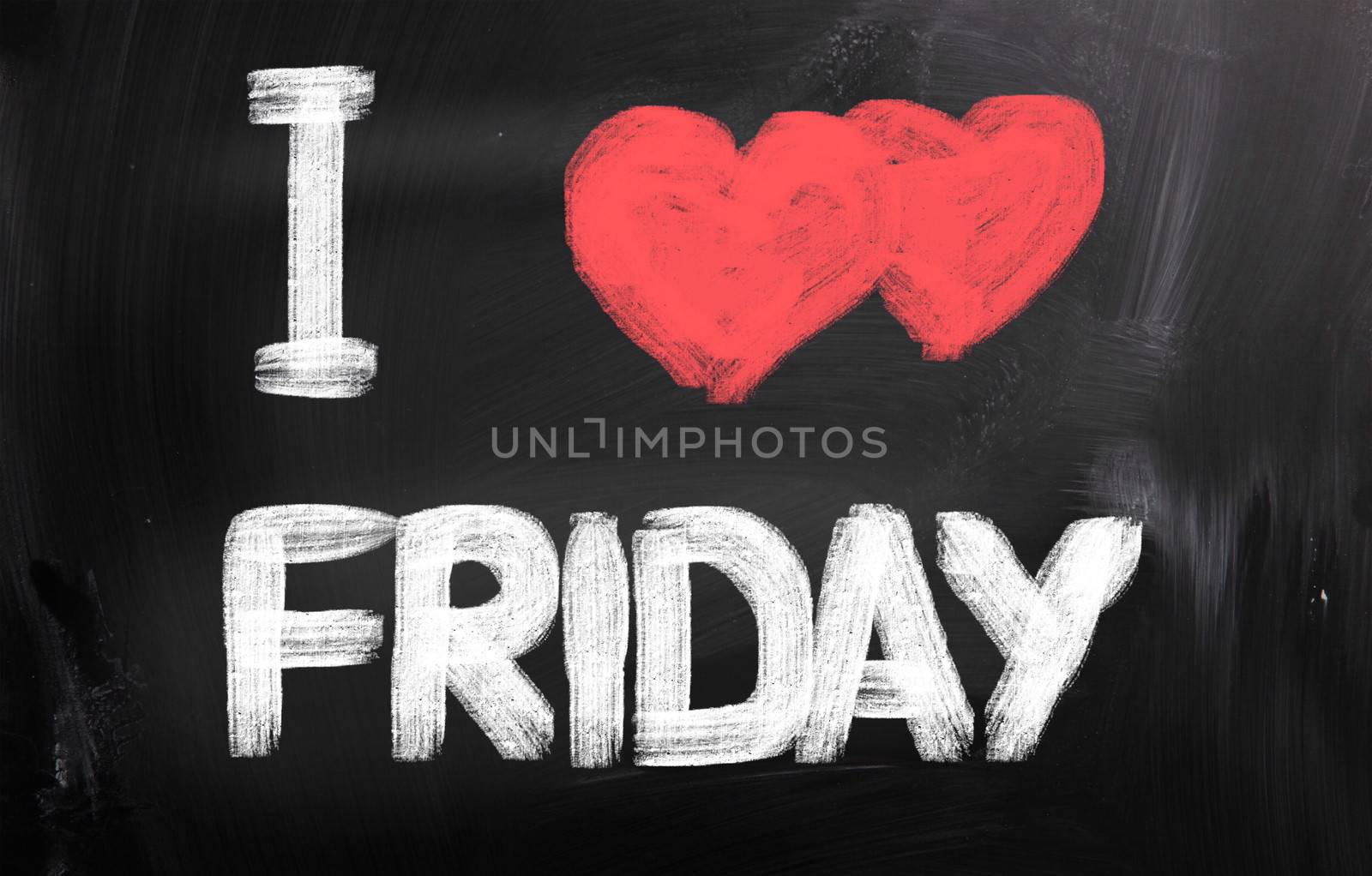 I Love Friday Concept