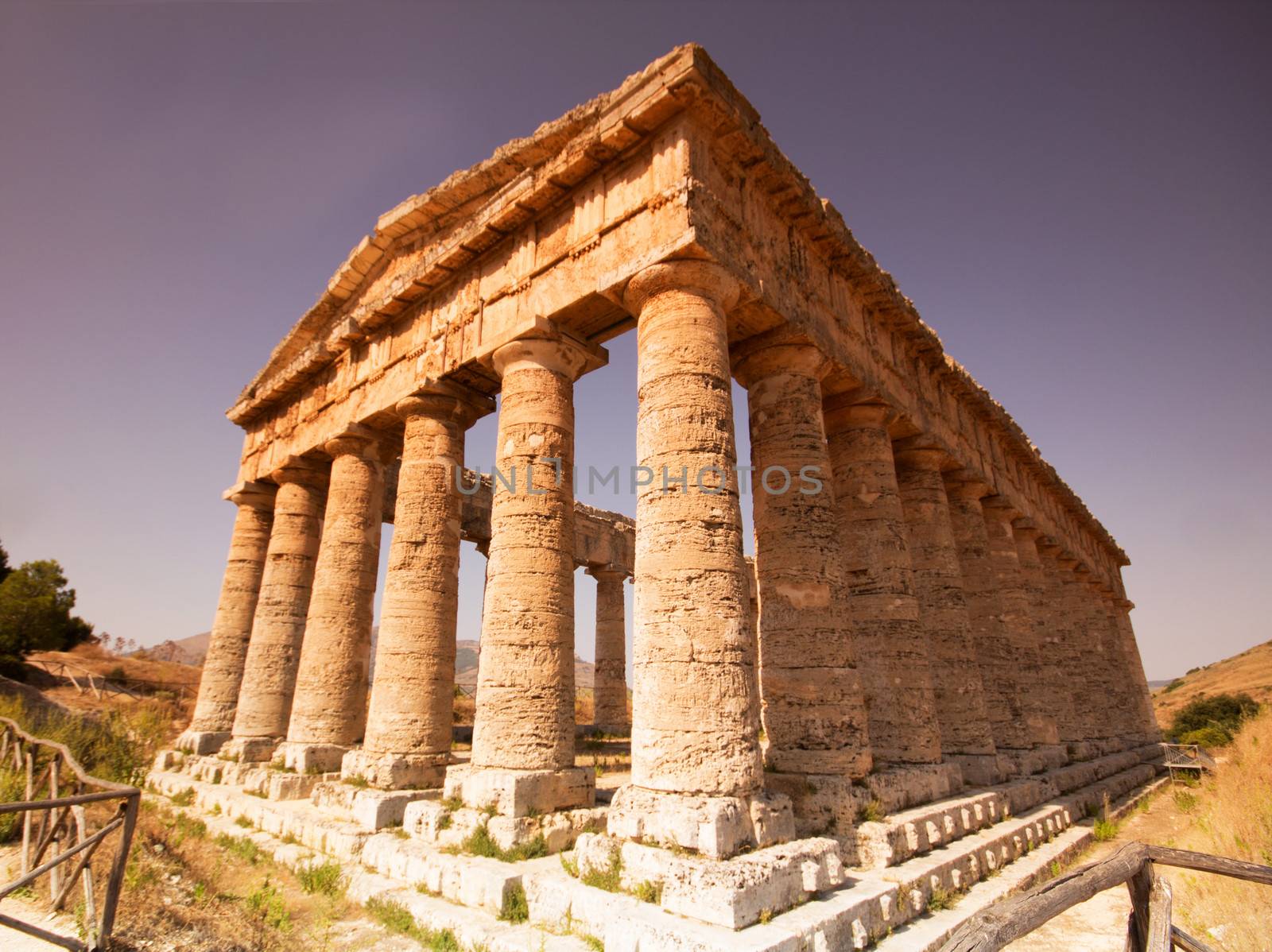 The Doric temple of Segesta in Northwestern Sicily