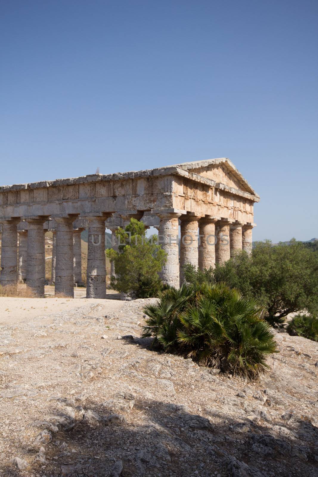 The Doric temple of Segesta in Northwestern Sicily