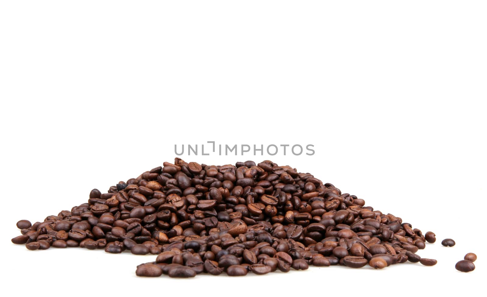 Coffee Beans Isolated On White
