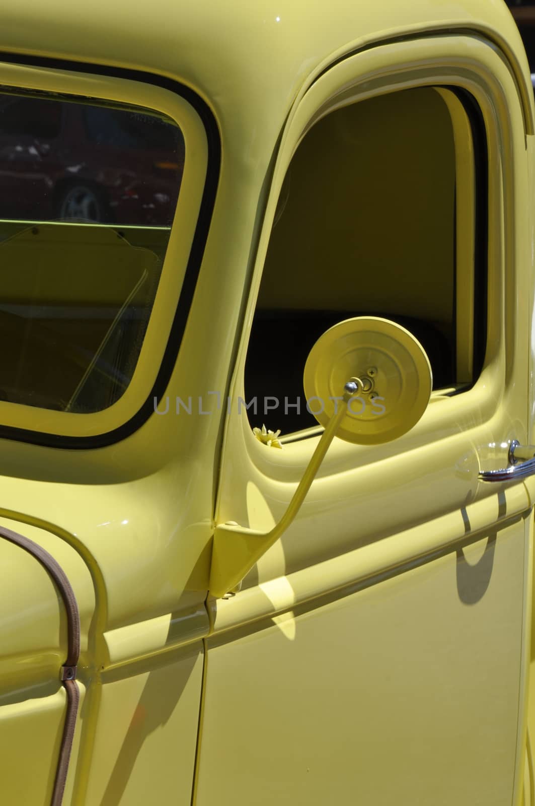 SACO, MAINE - JULY 27: old american car in a annual exhibition on July 27, 2013 in Saco ME. The exhibition is taken in Saco every year at the last saturday of July