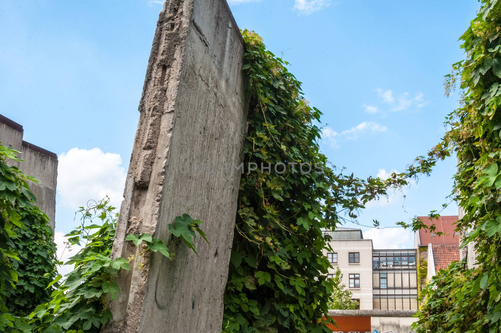 part of the Berlin Wall Memorial in the Bernauer Street