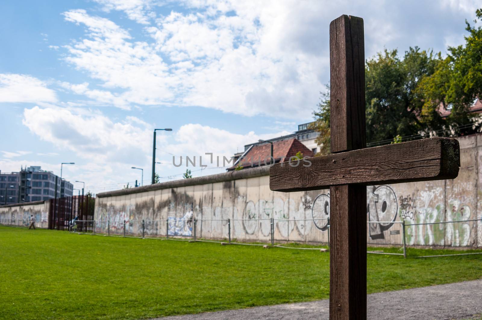 part of the Berlin Wall Memorial in the Bernauer Street