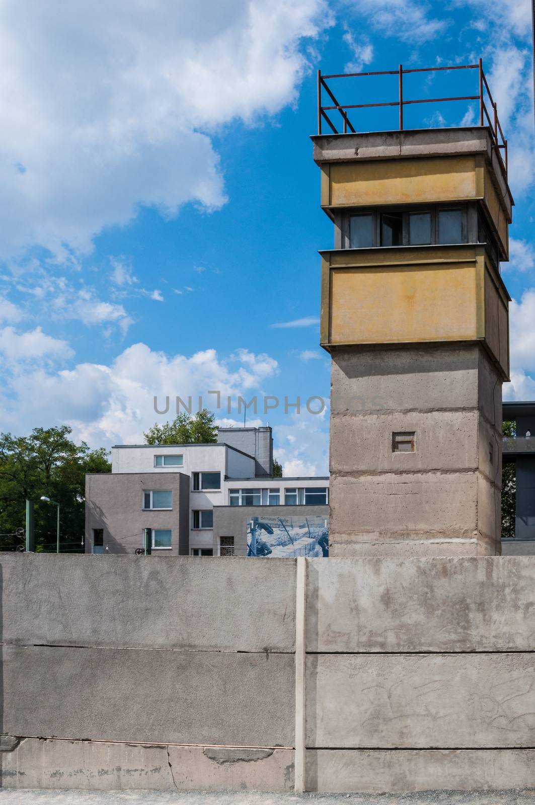 part of the Berlin Wall Memorial in the Bernauer Street