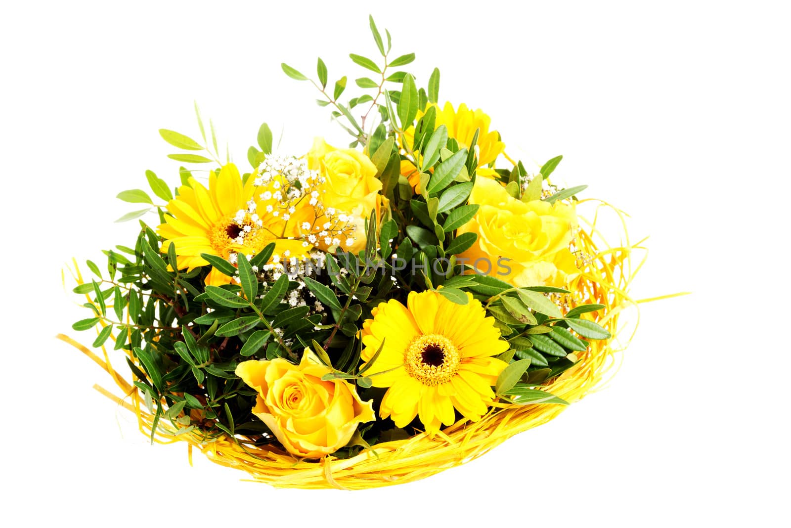 Beautiful bouquet of yellow flowers. by BDS