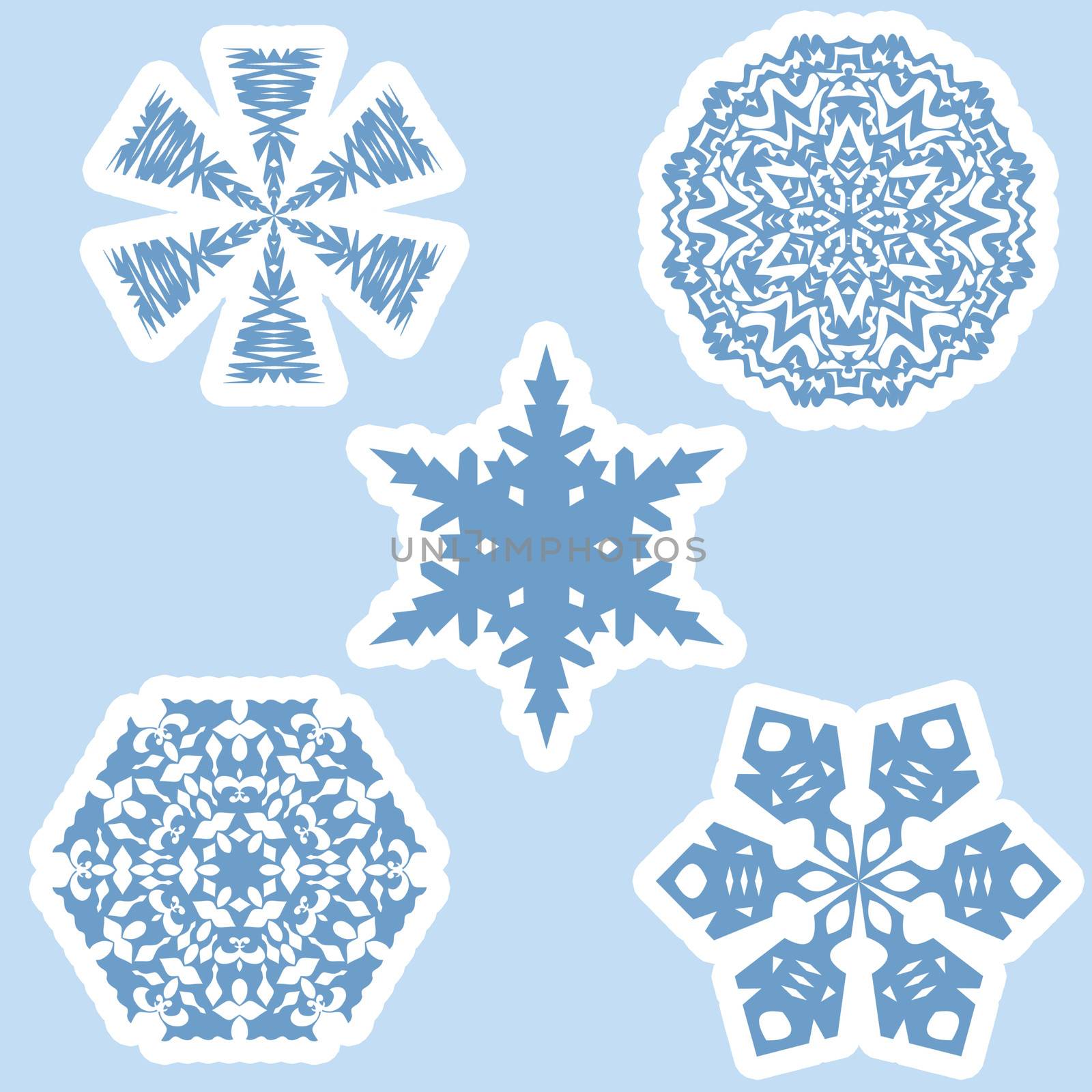 Snowflakes by cherezoff