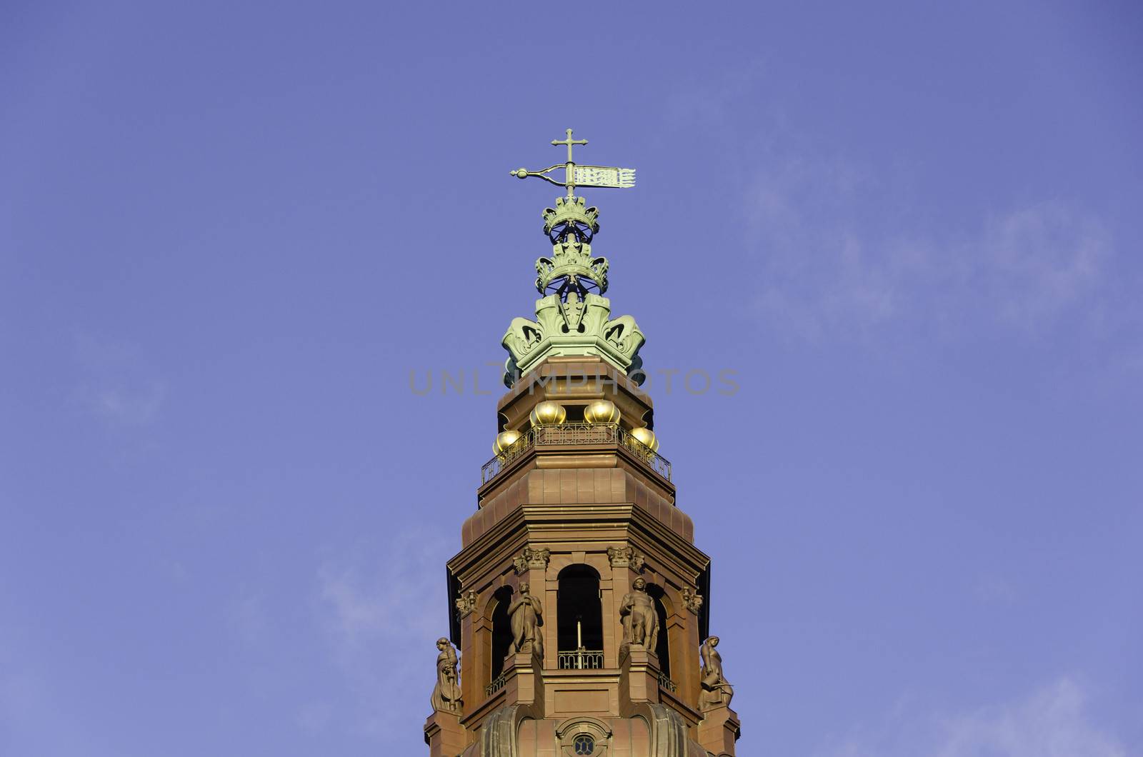 Tower of Christiansborg castle the Danish Parliament Building by Arrxxx