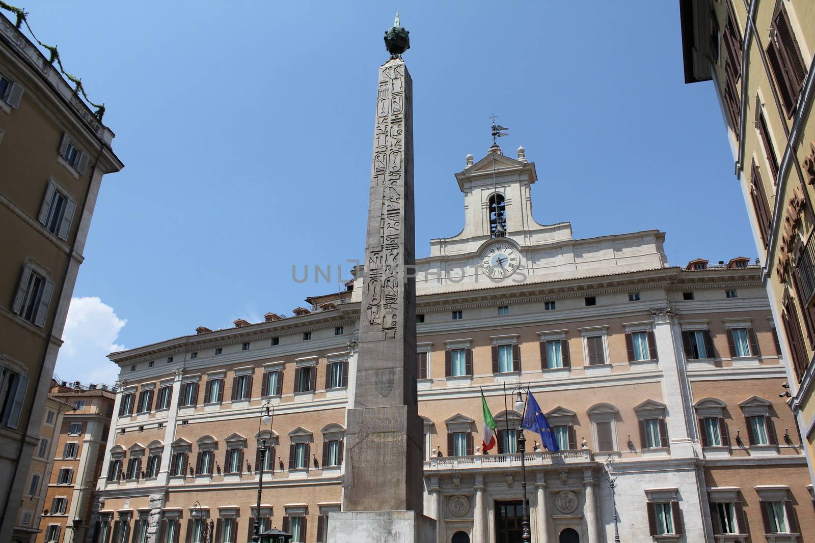 Montecitorio Palace in Rome