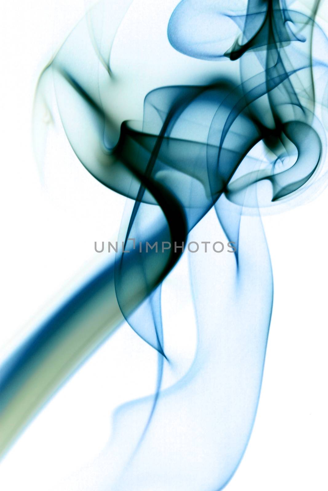 blue smoke abstract background close up