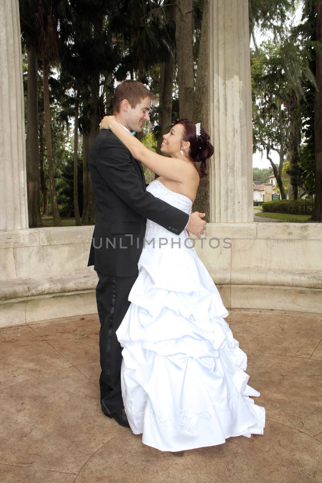 Bride and Groom Outdoors (10) by csproductions