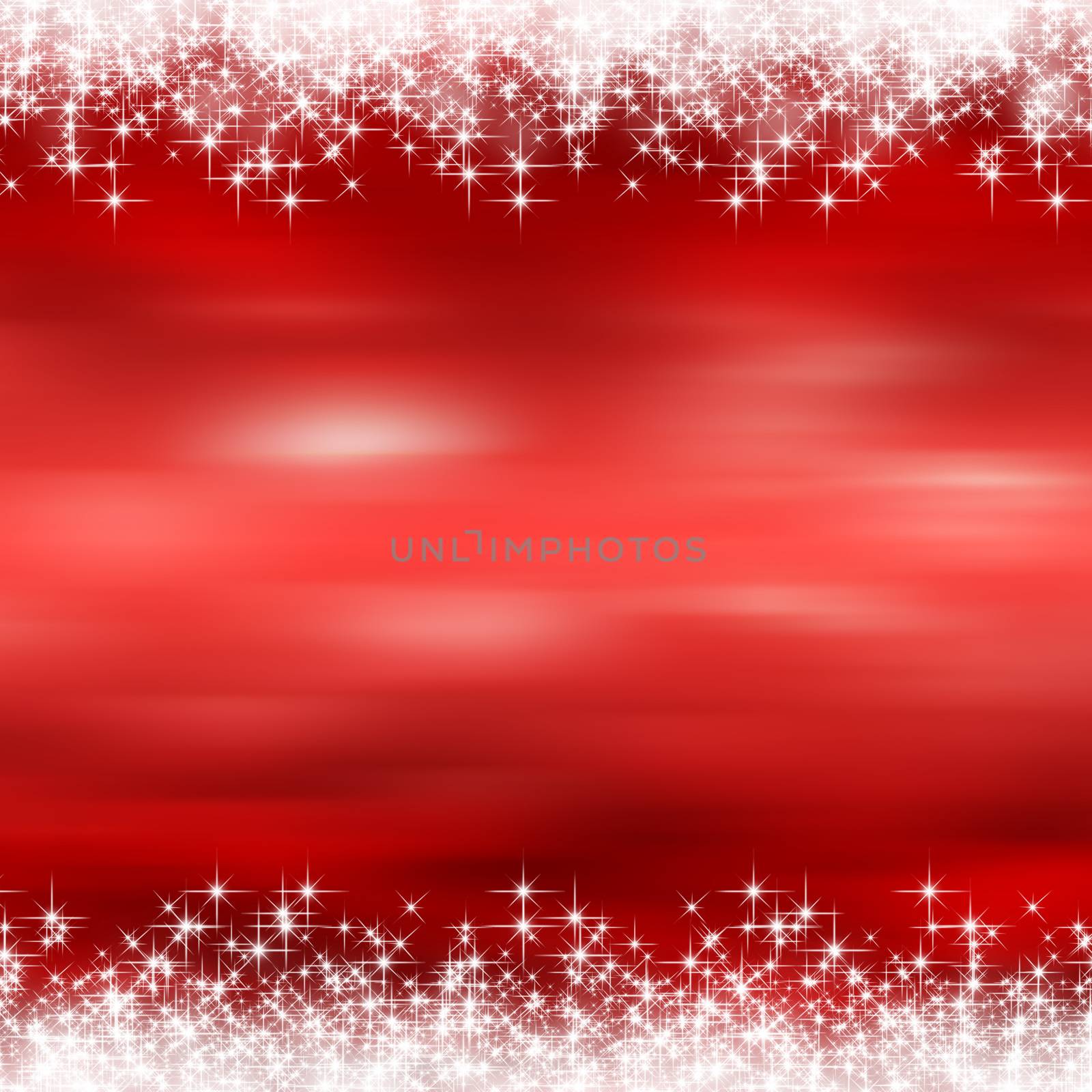 Red shiny stars christmas bokeh background