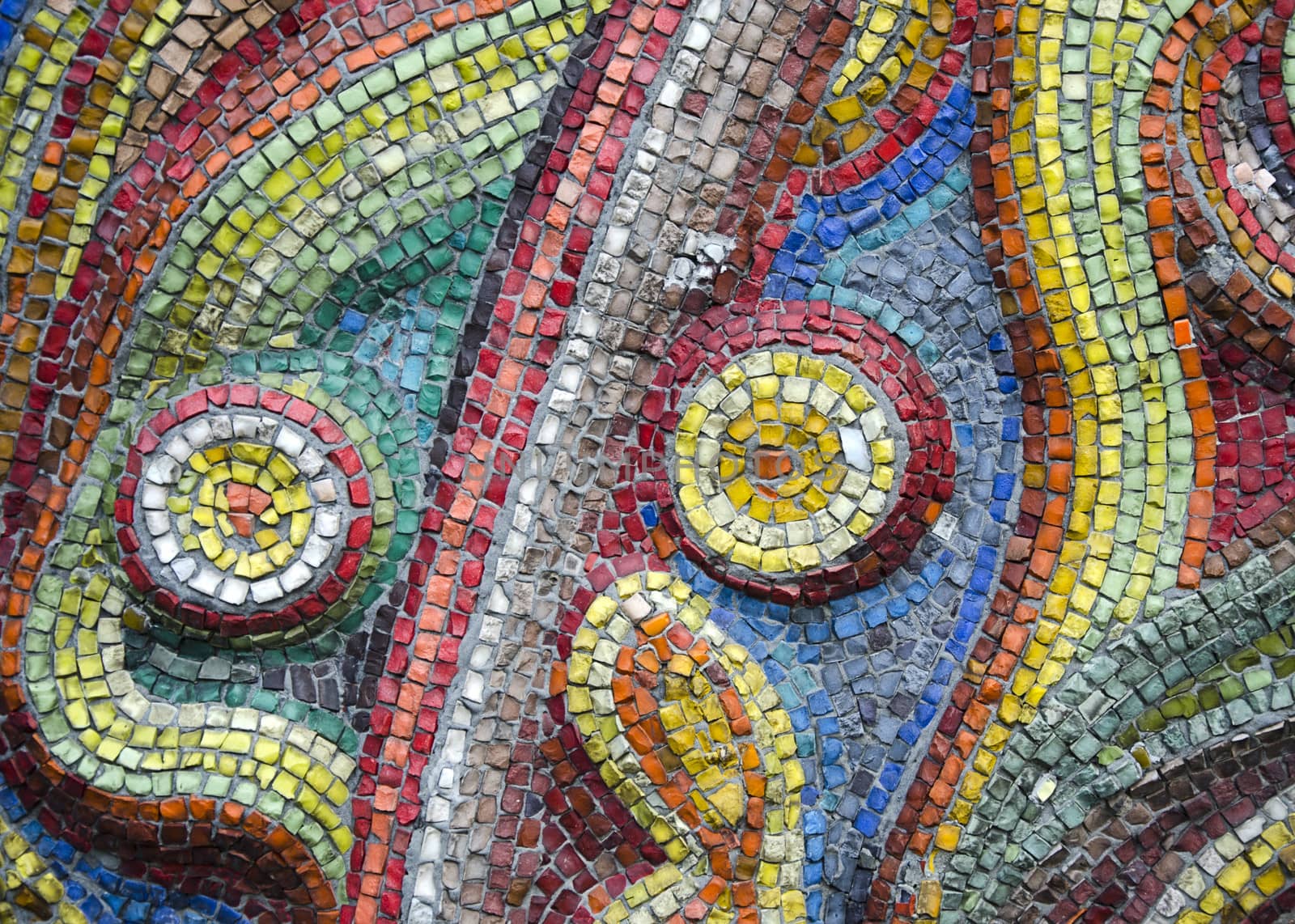 Abstract texture of the glass rod and smalt mosaics by pt-home