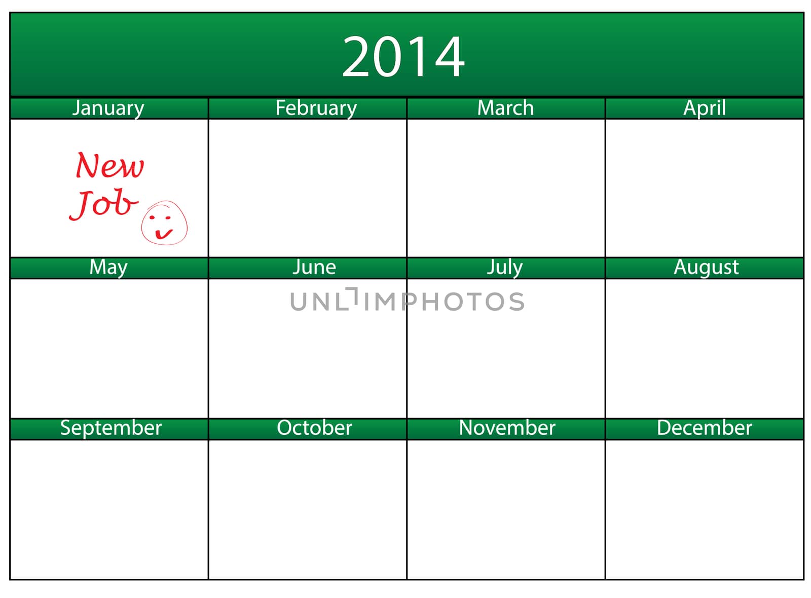 new year 2014 starting with new job