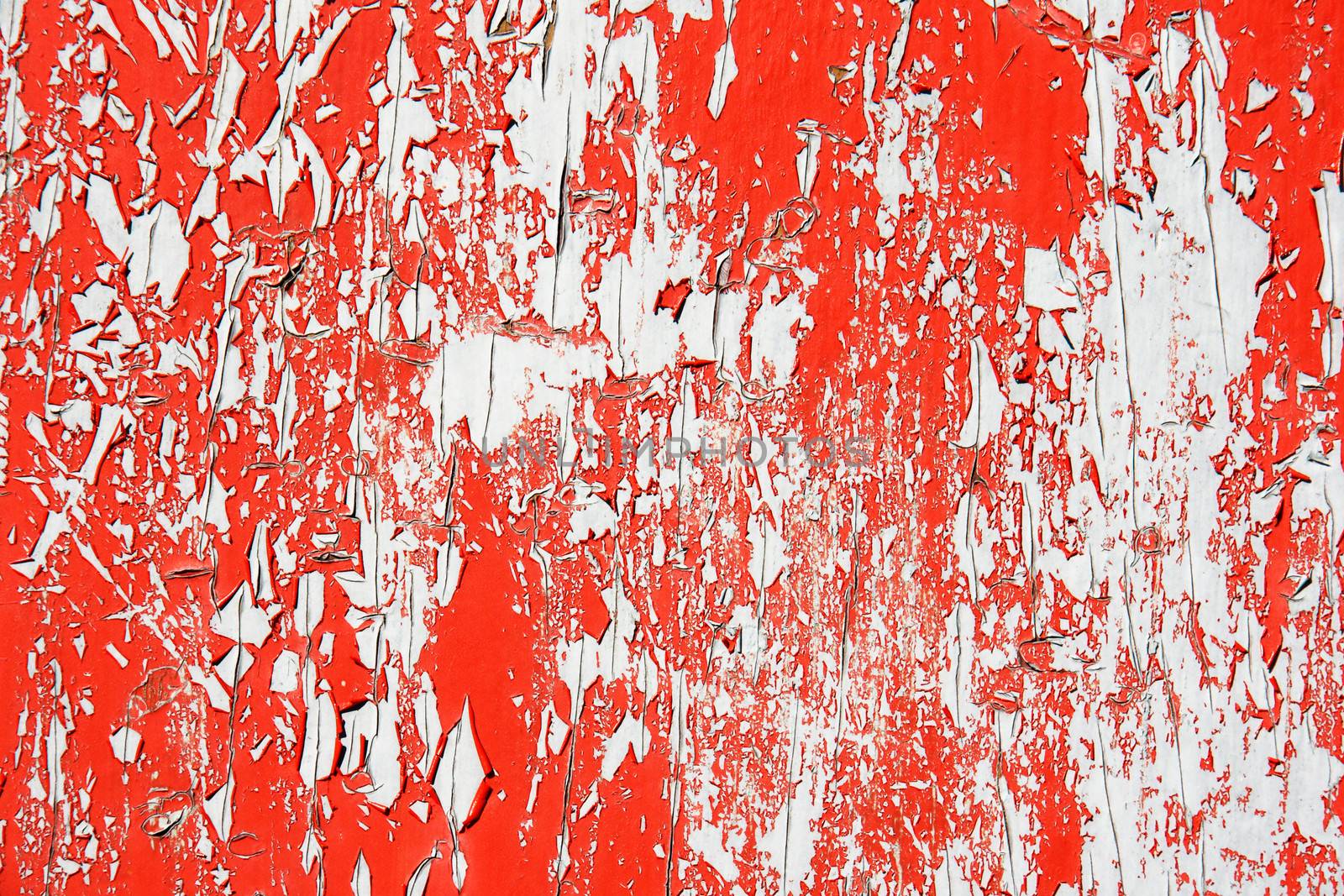 Peeling red paint background by Mirage3