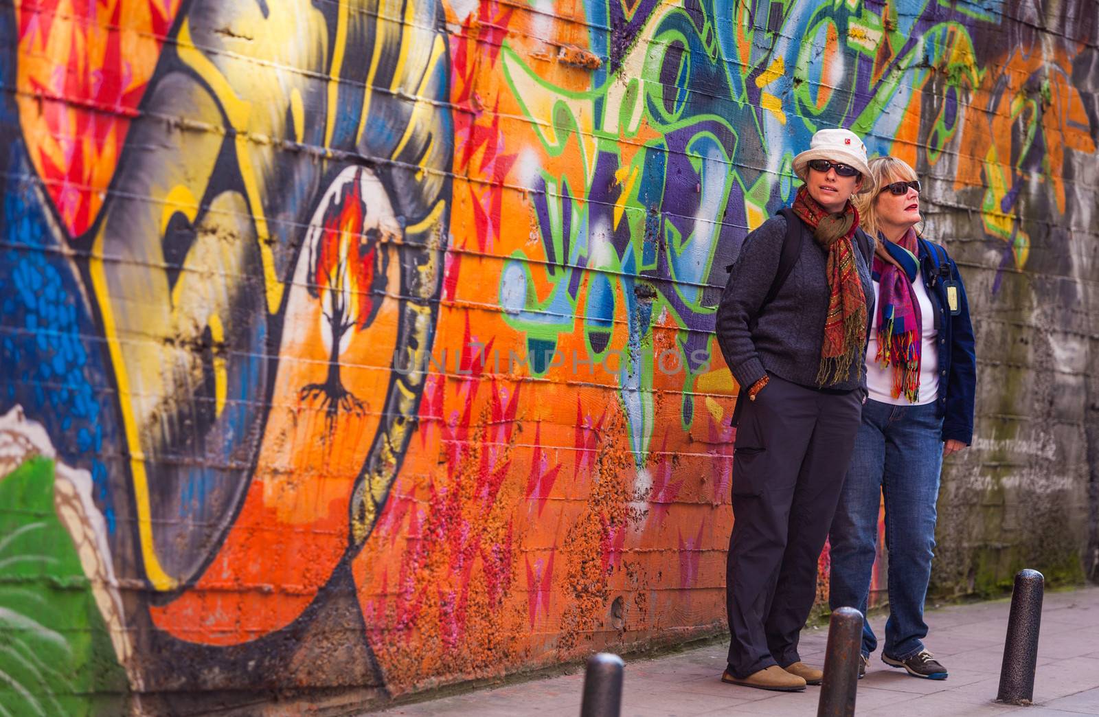 Two American Tourist Women in Istanbul