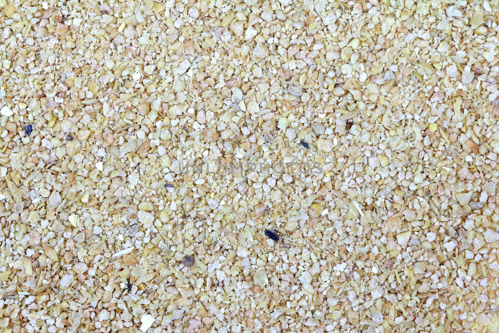 A background of soybean meal, an ideal organic fertilizer and supplier of trace nutrients