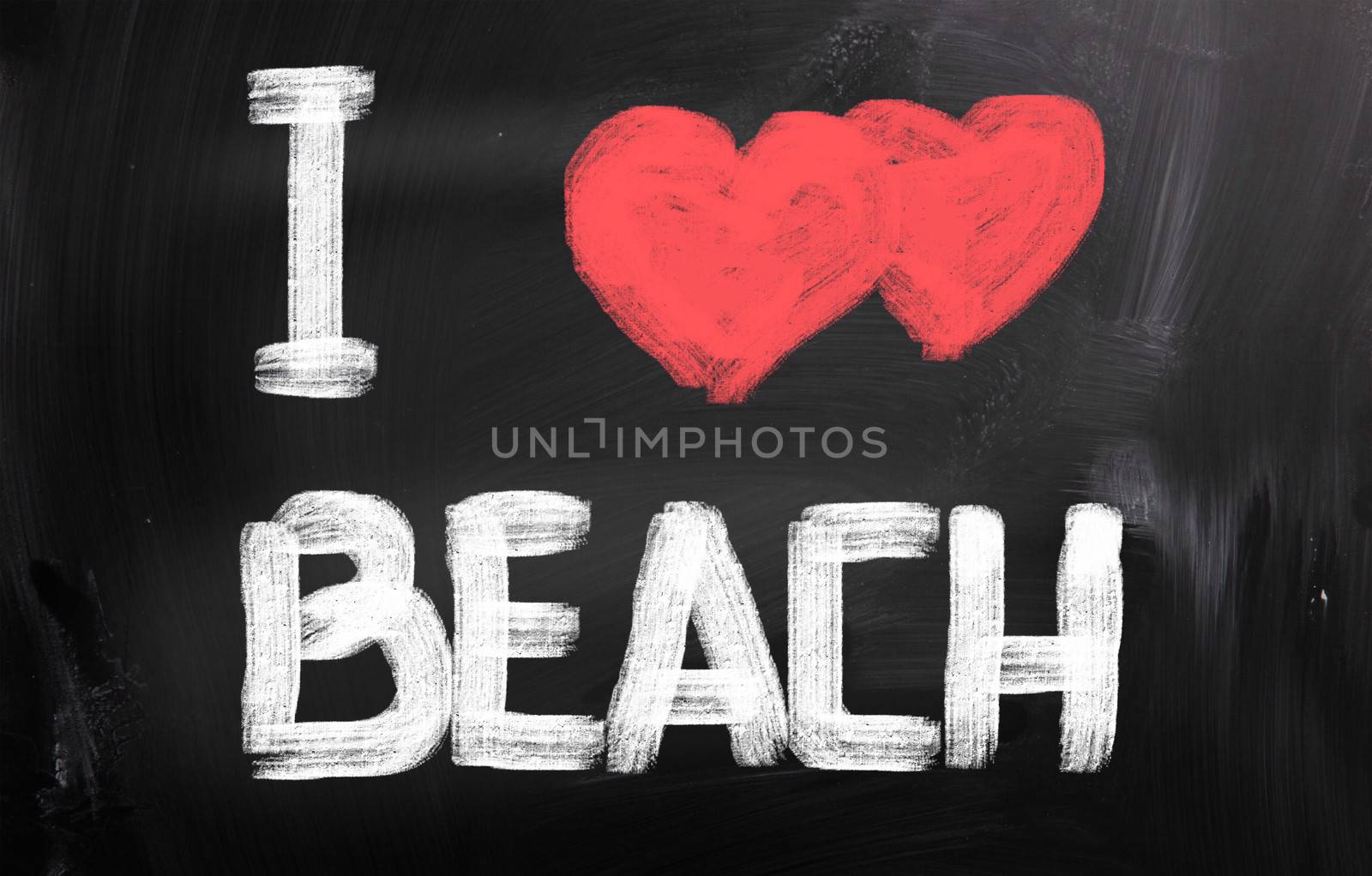 I Love Beach Concept by KrasimiraNevenova