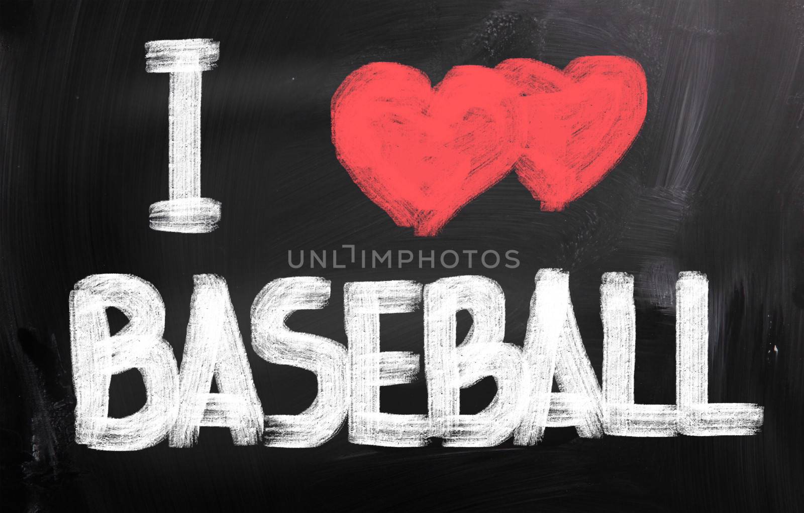 I Love Baseball Concept by KrasimiraNevenova