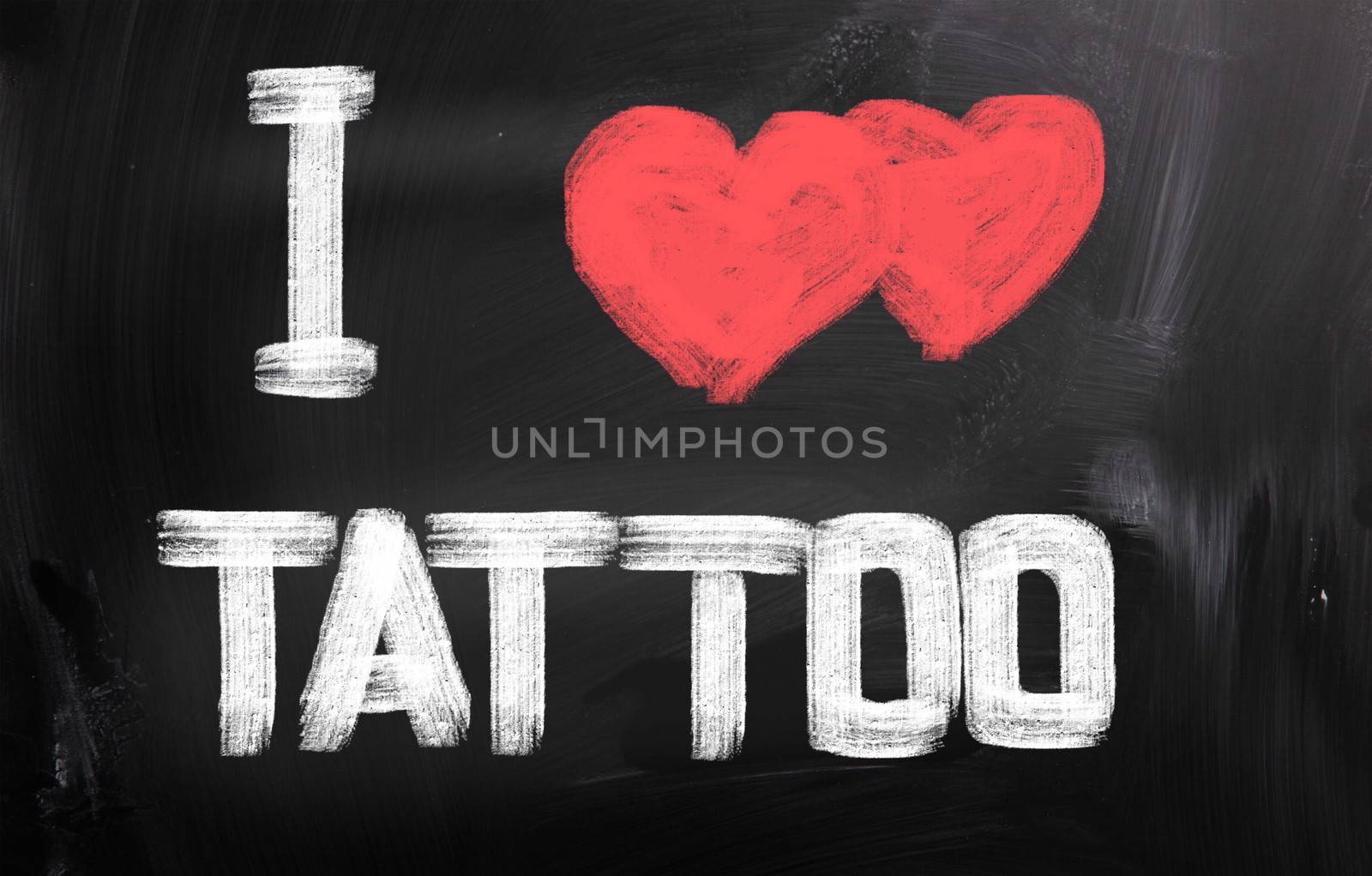 I Love Tattoo Concept