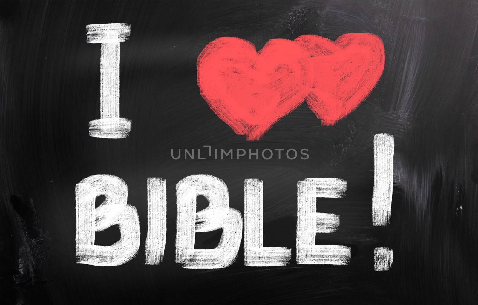 I Love Bible Concept by KrasimiraNevenova