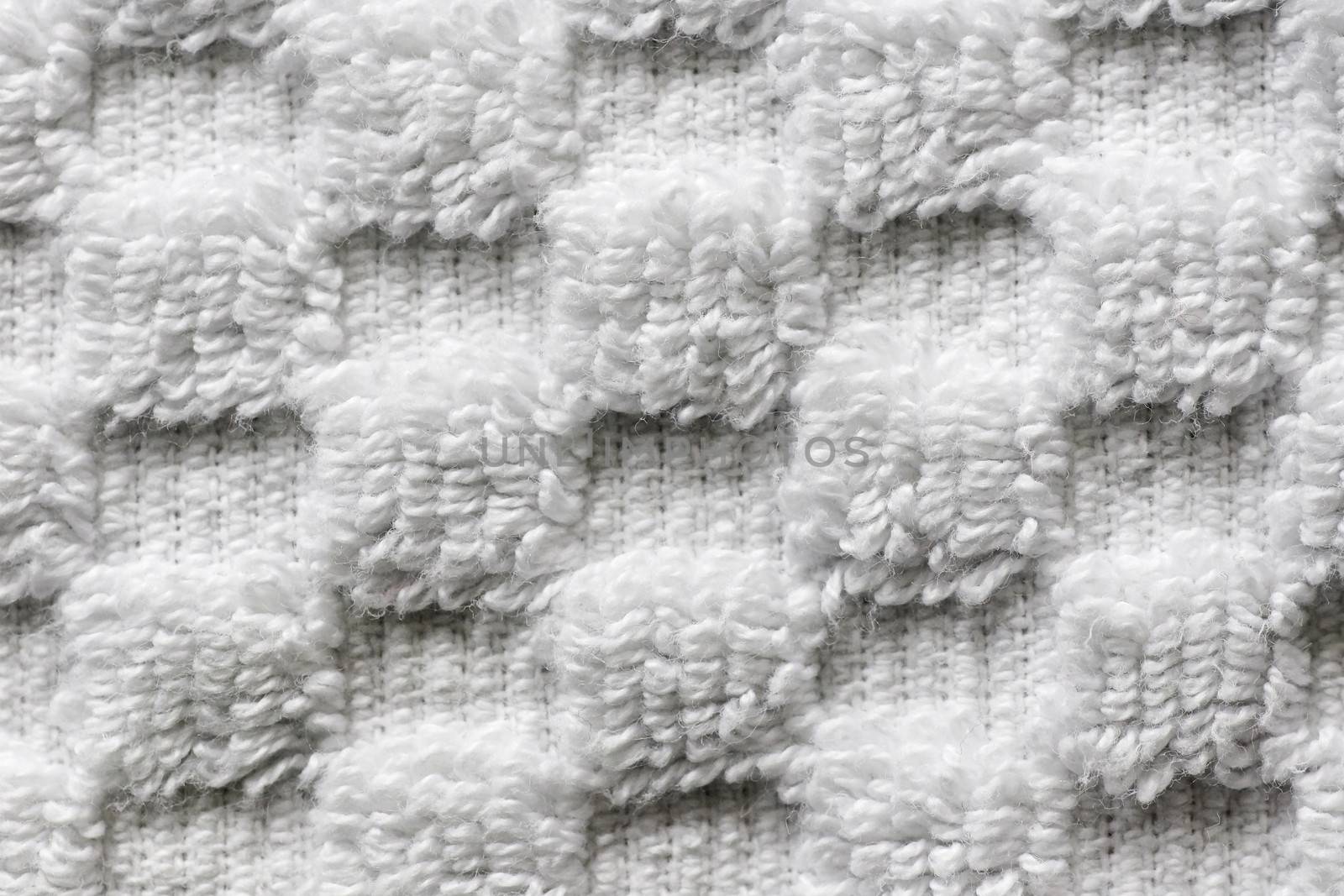 White towel macro by Mirage3