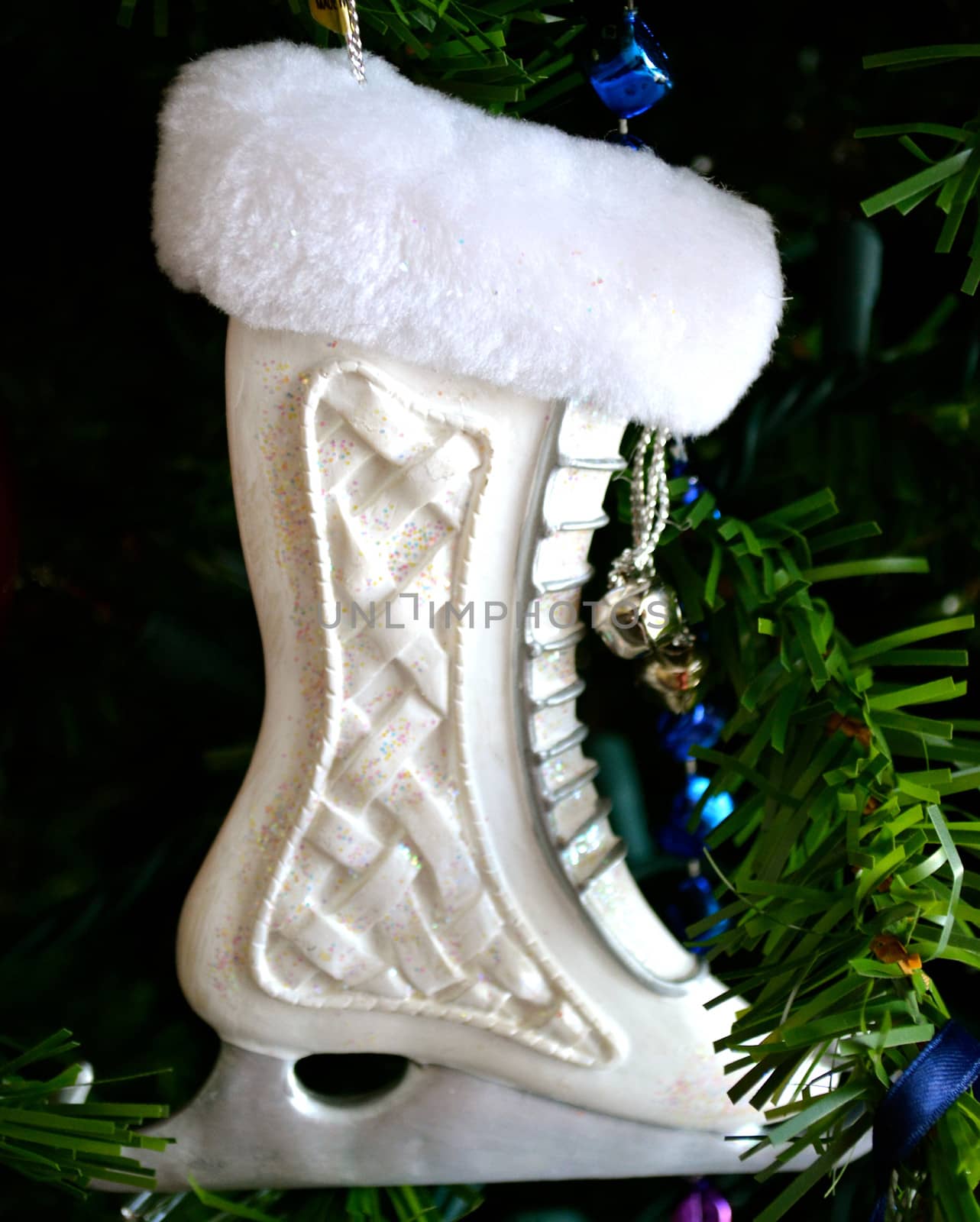 Ice Skating Ornament by RefocusPhoto