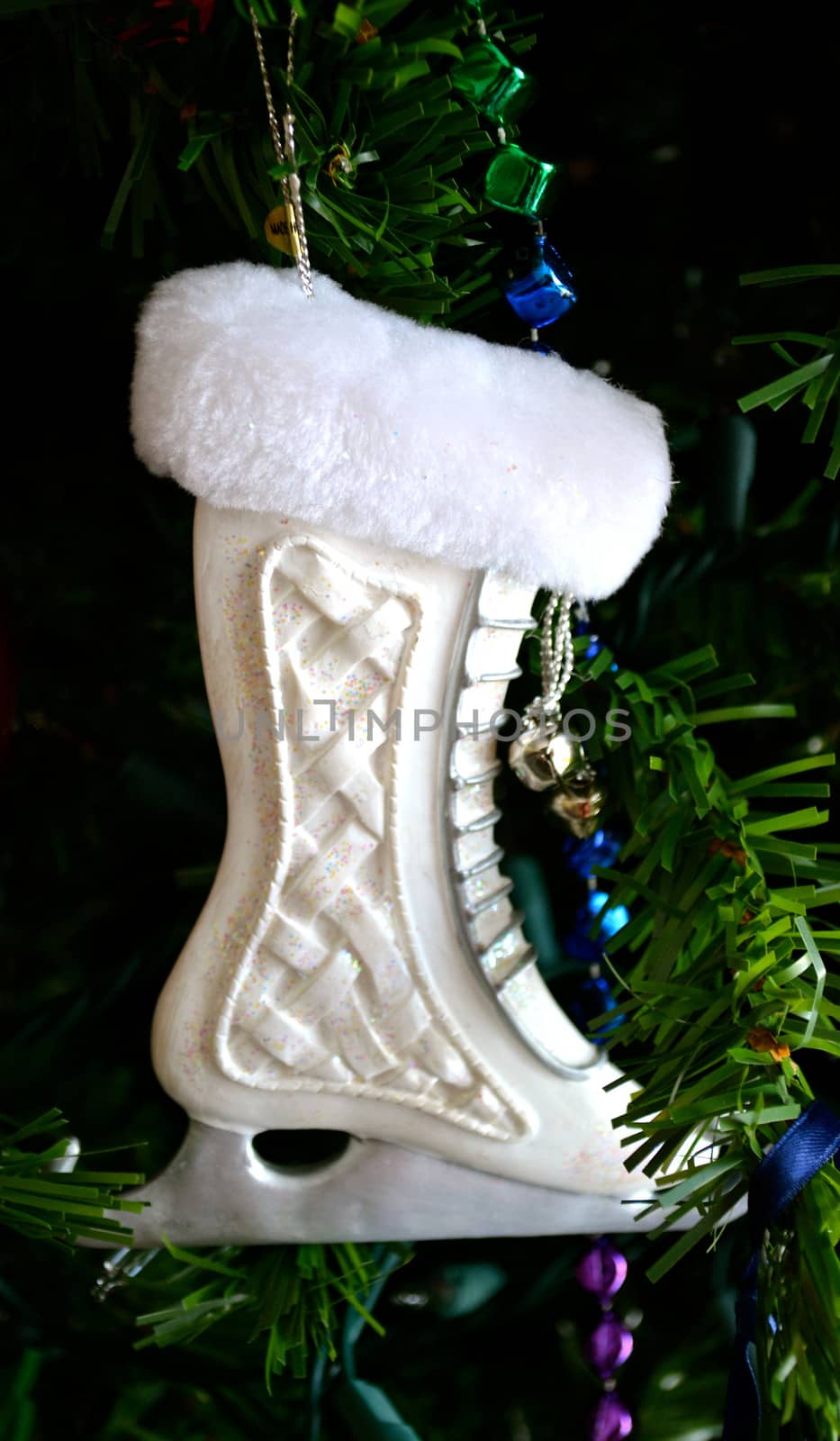 Ice Skating Ornament by RefocusPhoto