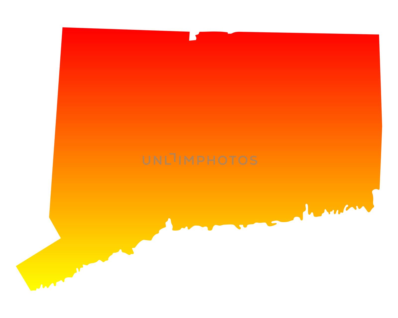 Map of Connecticut by rbiedermann