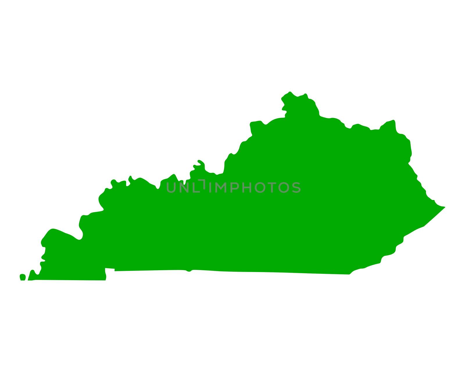 Map of Kentucky