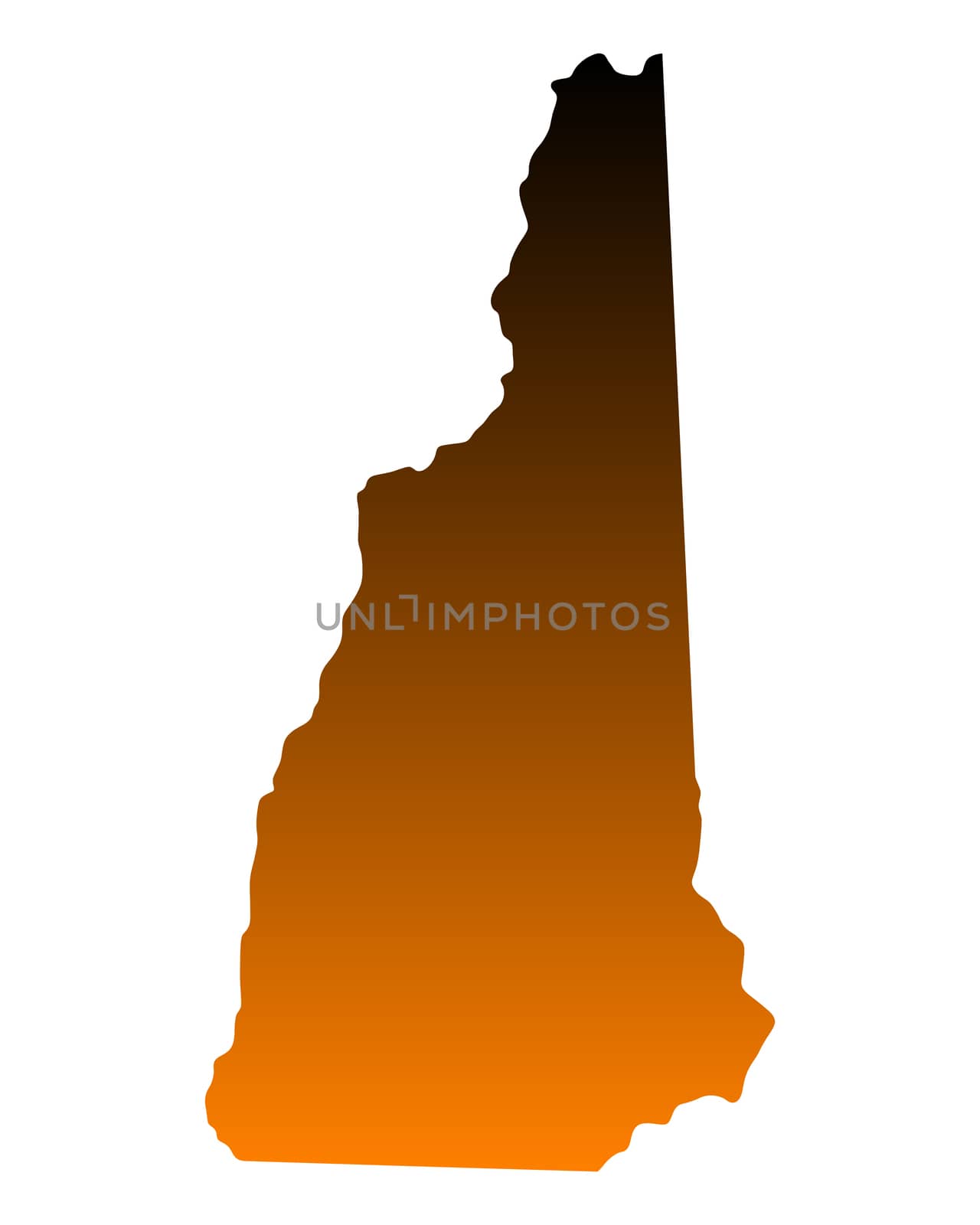 Map of New Hampshire by rbiedermann