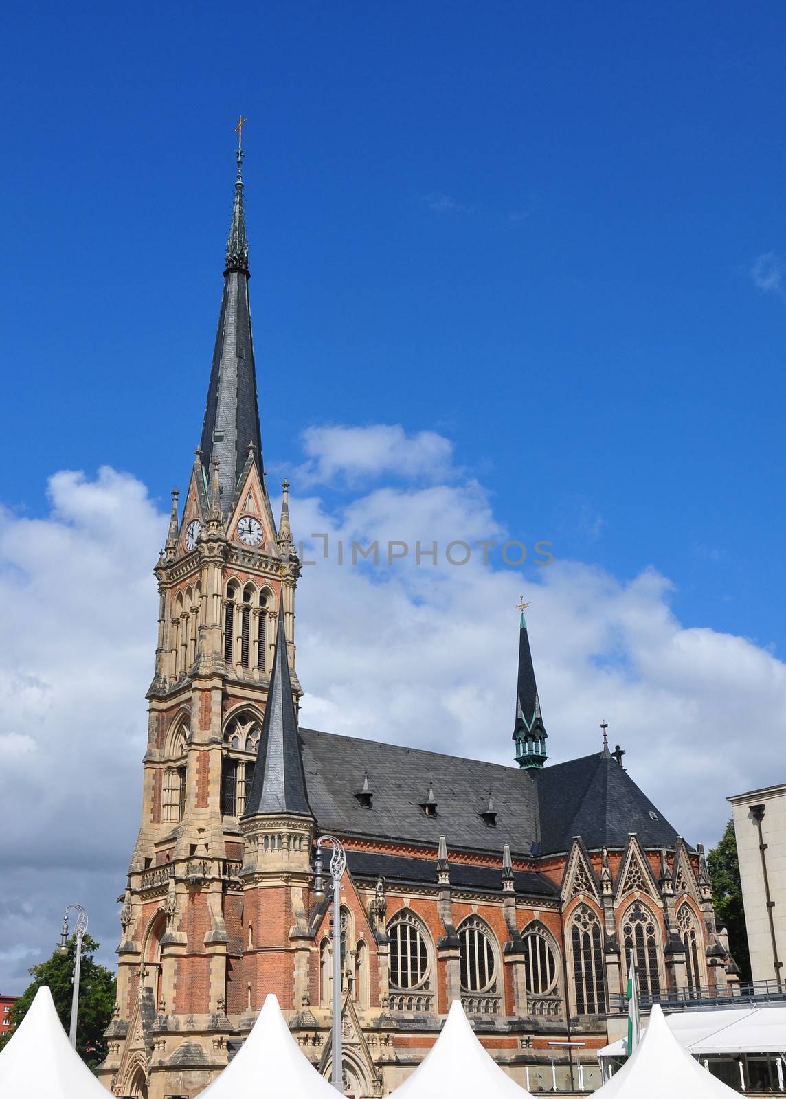 Church Saint Petri in Chemnitz, Germany by rbiedermann
