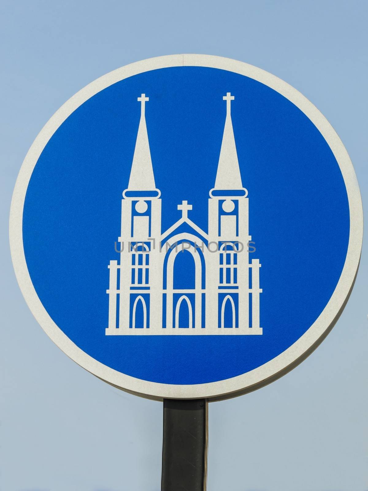 Church Signs in sunny day. by ngungfoto