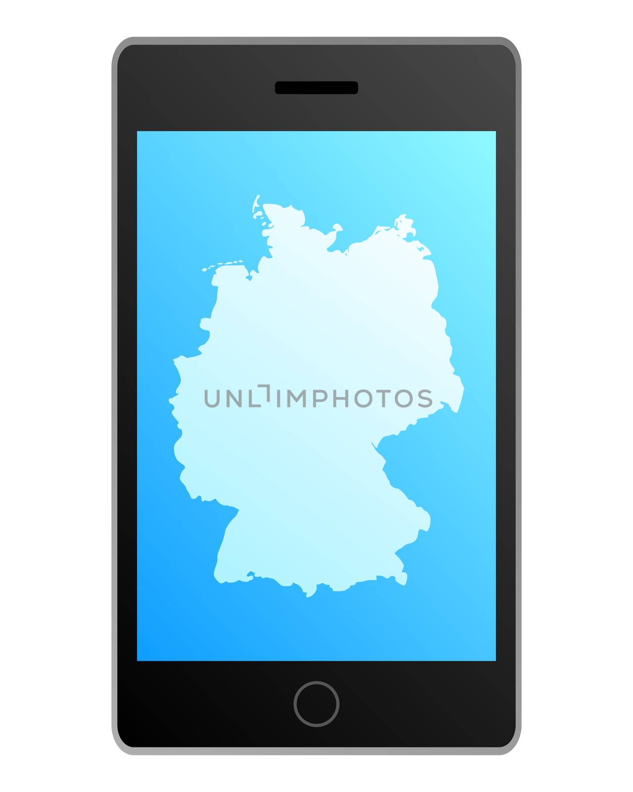 Smartphone Germany by rbiedermann