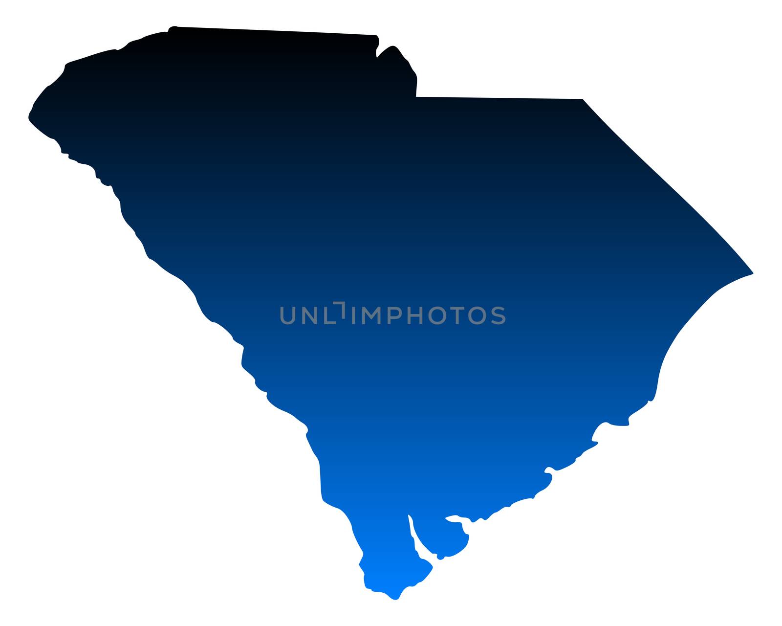 Map of South Carolina