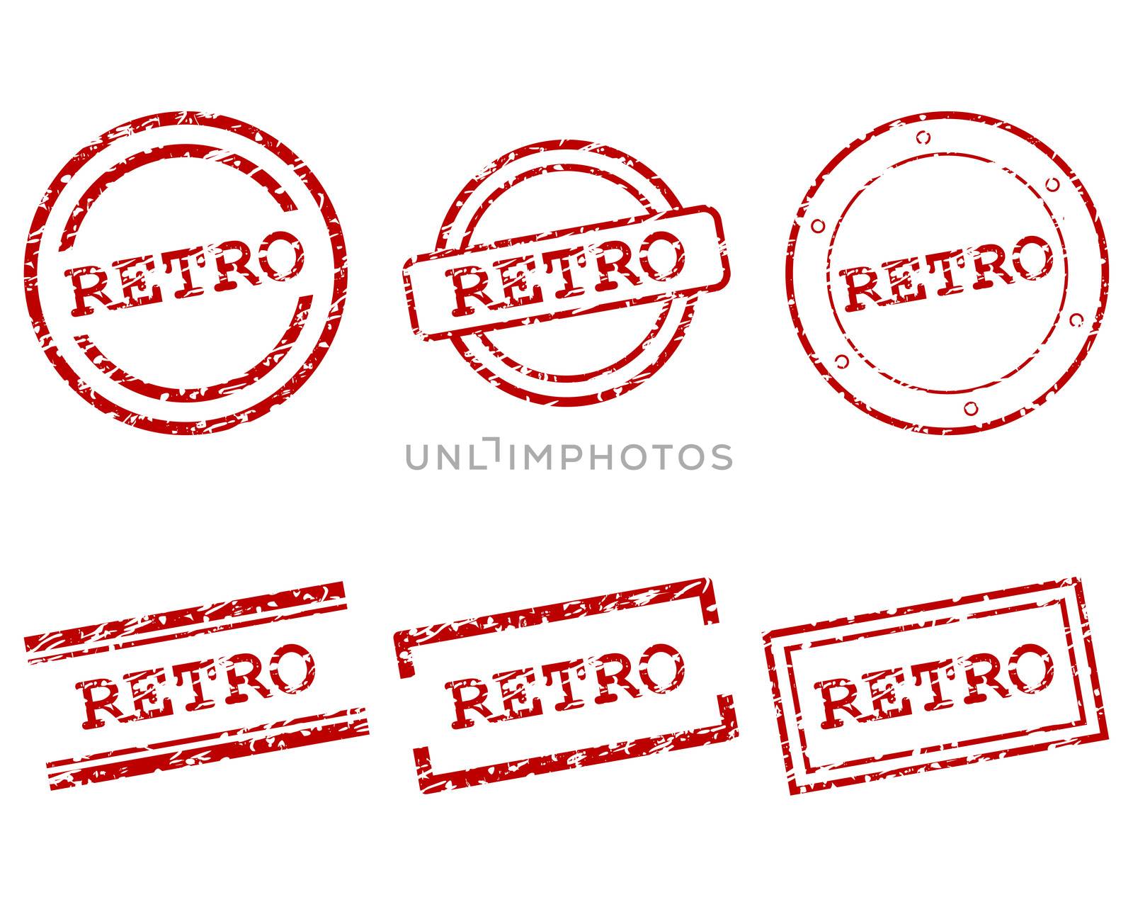 Retro stamps by rbiedermann