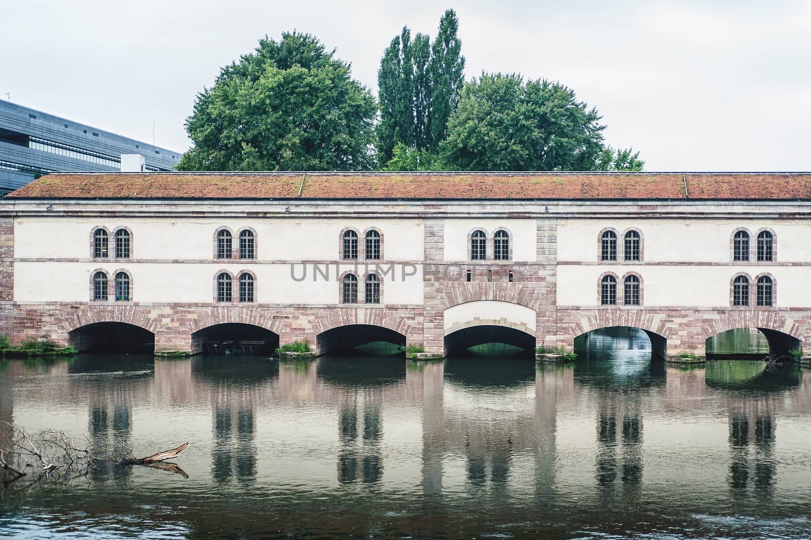 Historic Building in District of La Petite France in Strasbourg