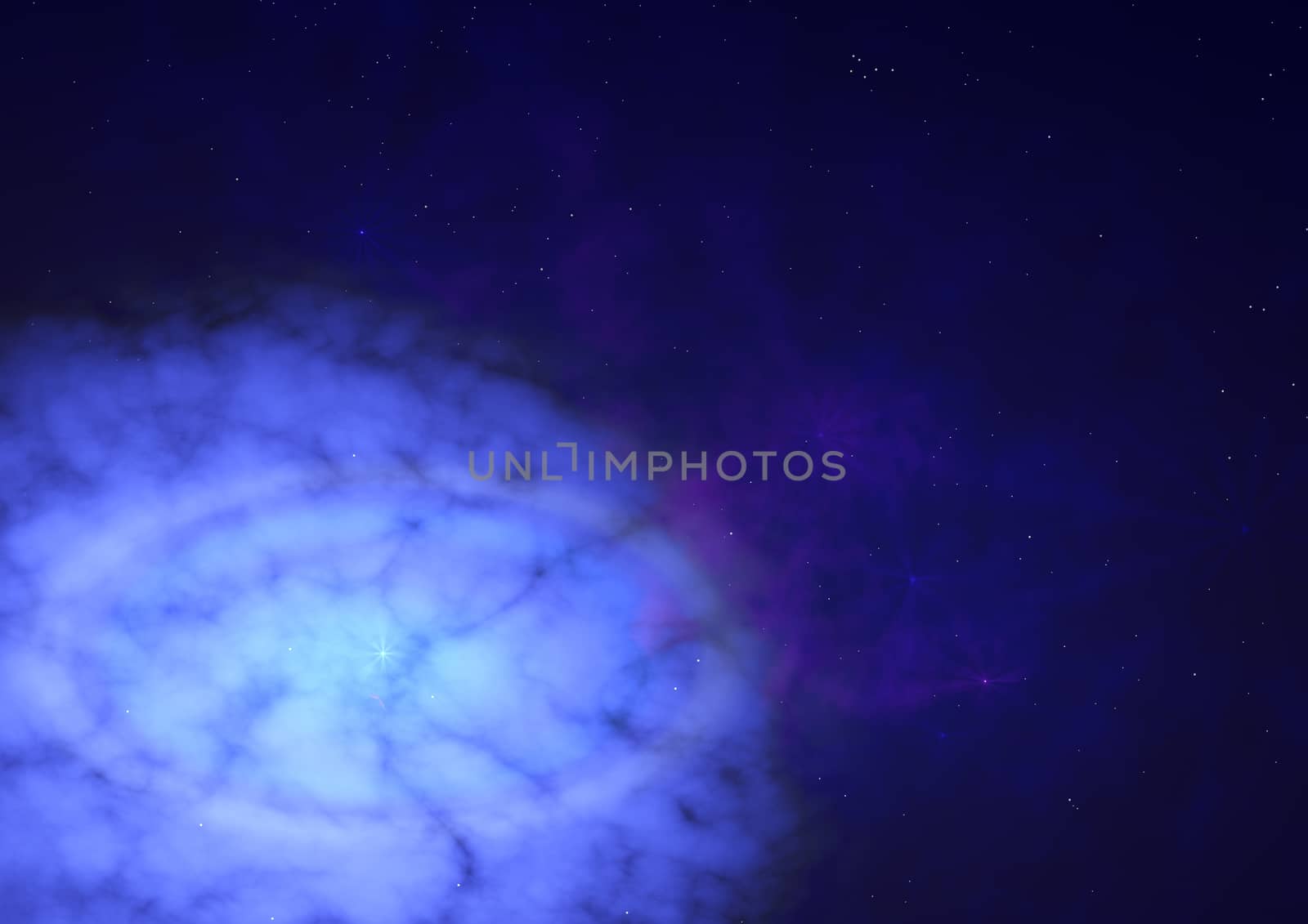 Star field in space, a nebulae and a gas congestion. "Elements of this image furnished by NASA".