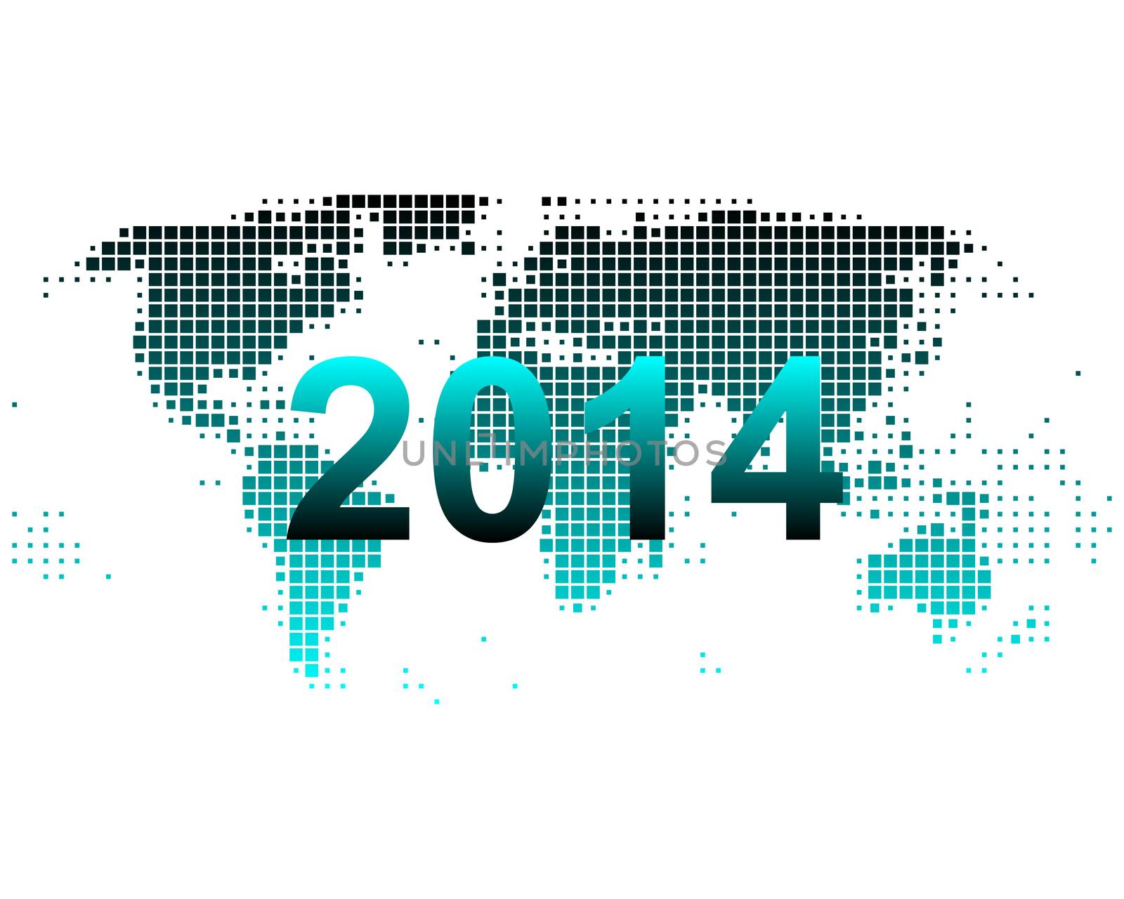 World map 2014 by rbiedermann