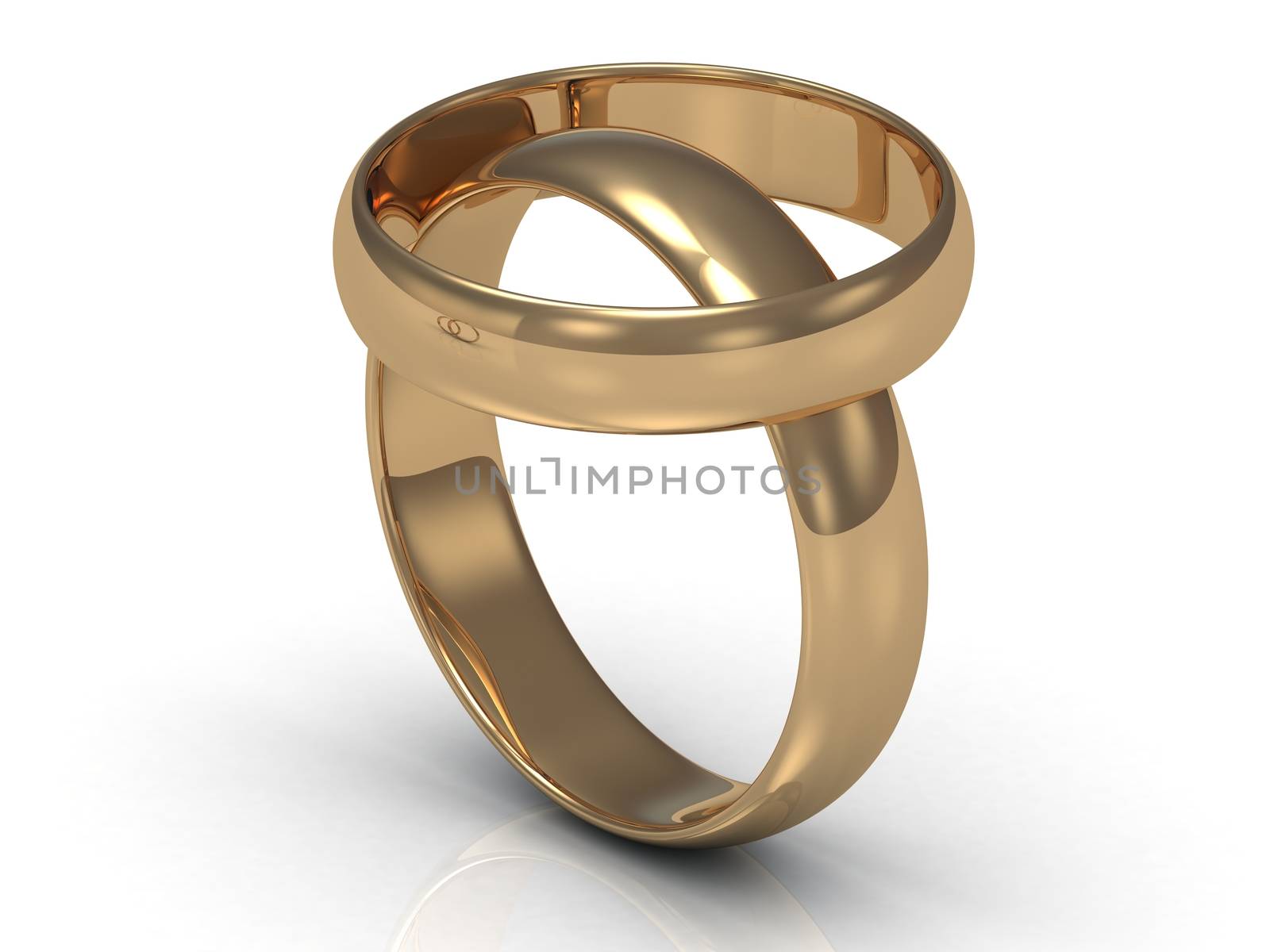 2 Gold wedding rings by GreenMost