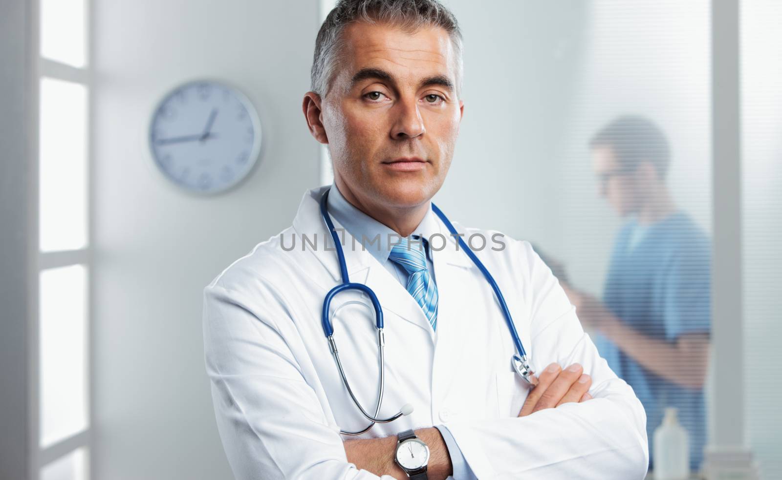 Portrait of a handsome male doctor