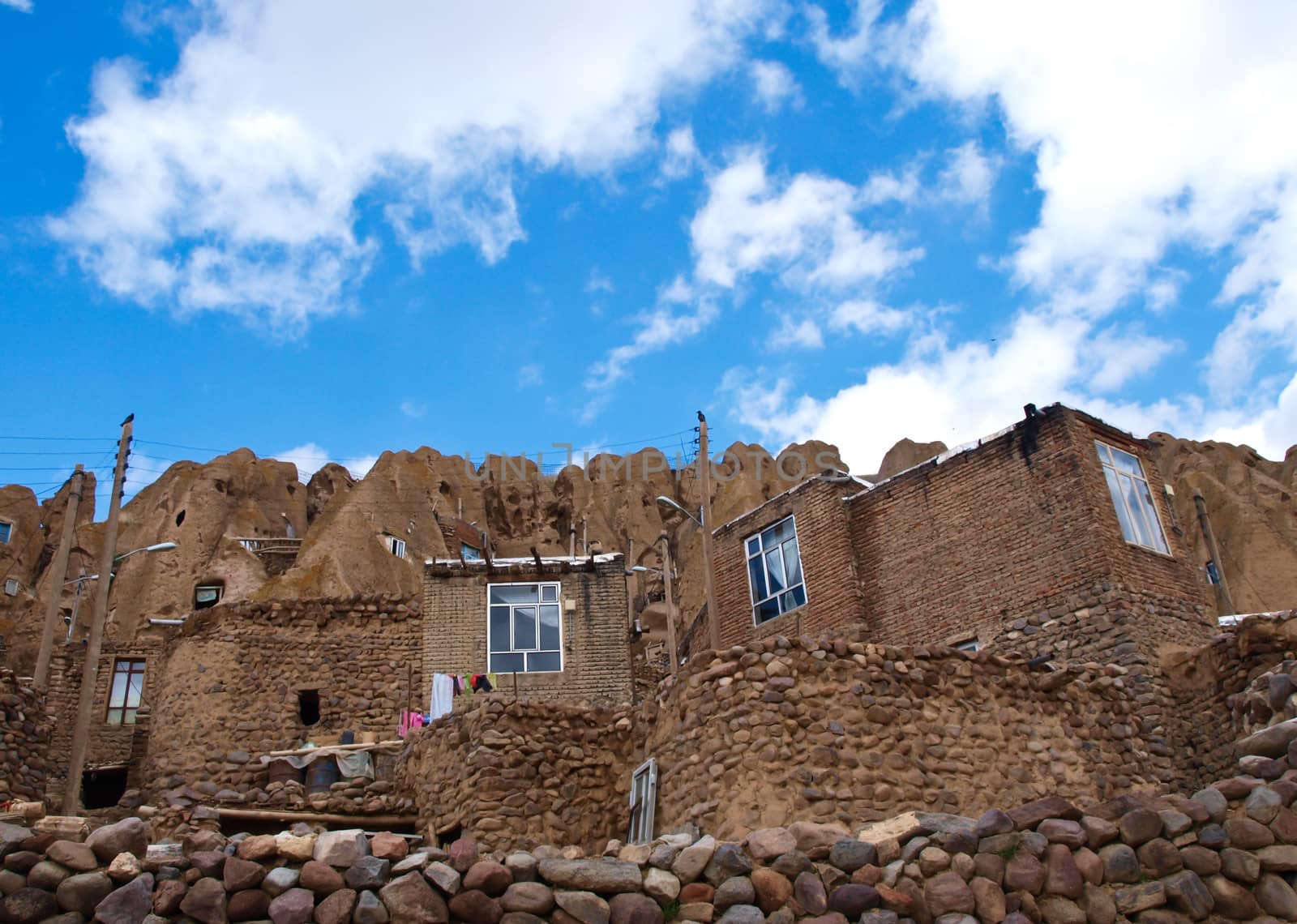 Kandovan village in Tabriz, Iran by gururugu