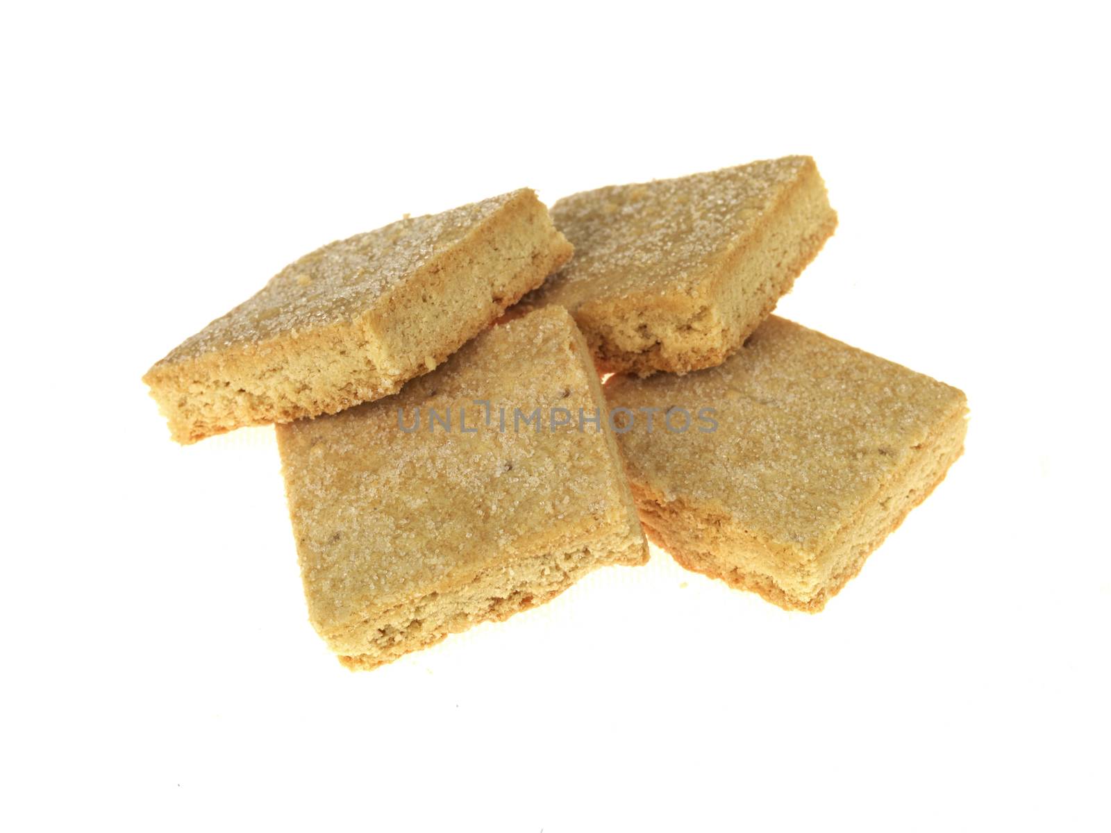 Shortbread baked biscuits
