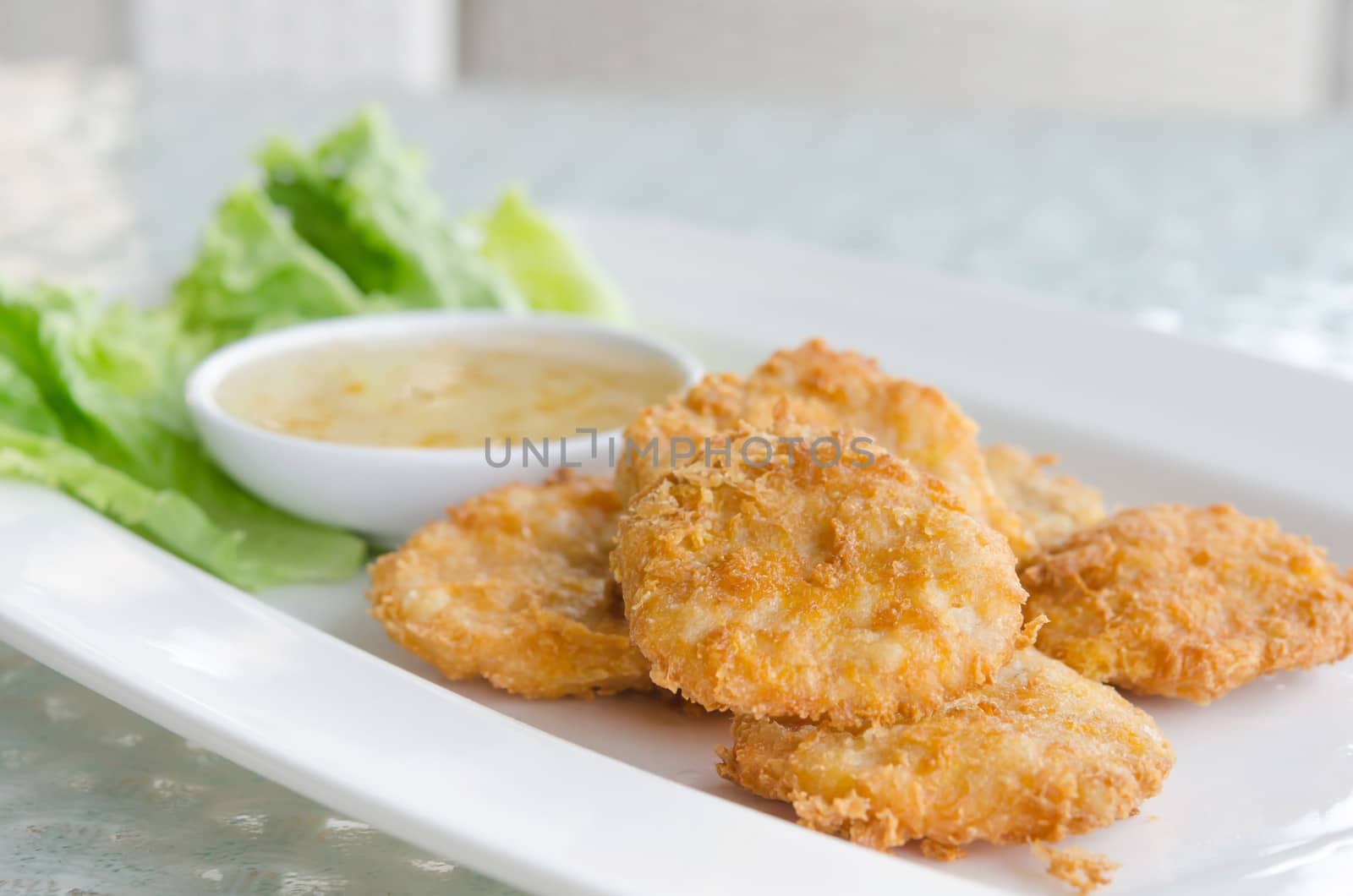 Thai Food Fried Fish Cake (Tod Mun Pla)