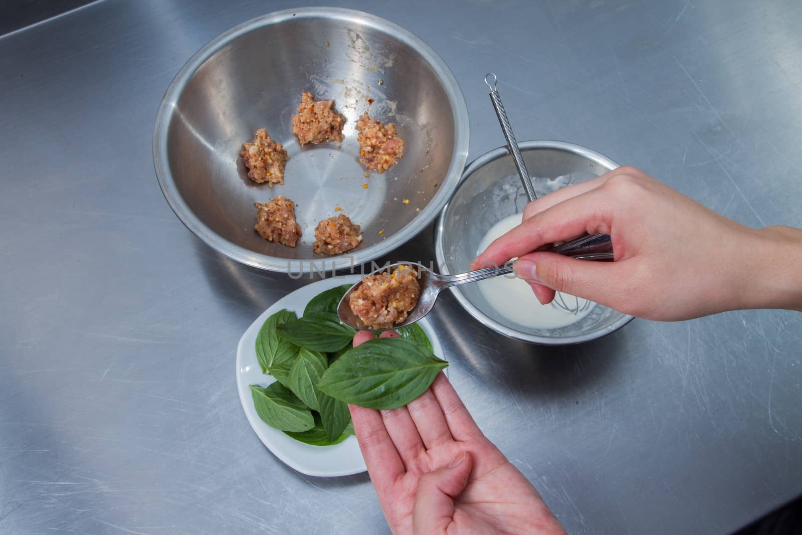 How to make Pork fried dough.