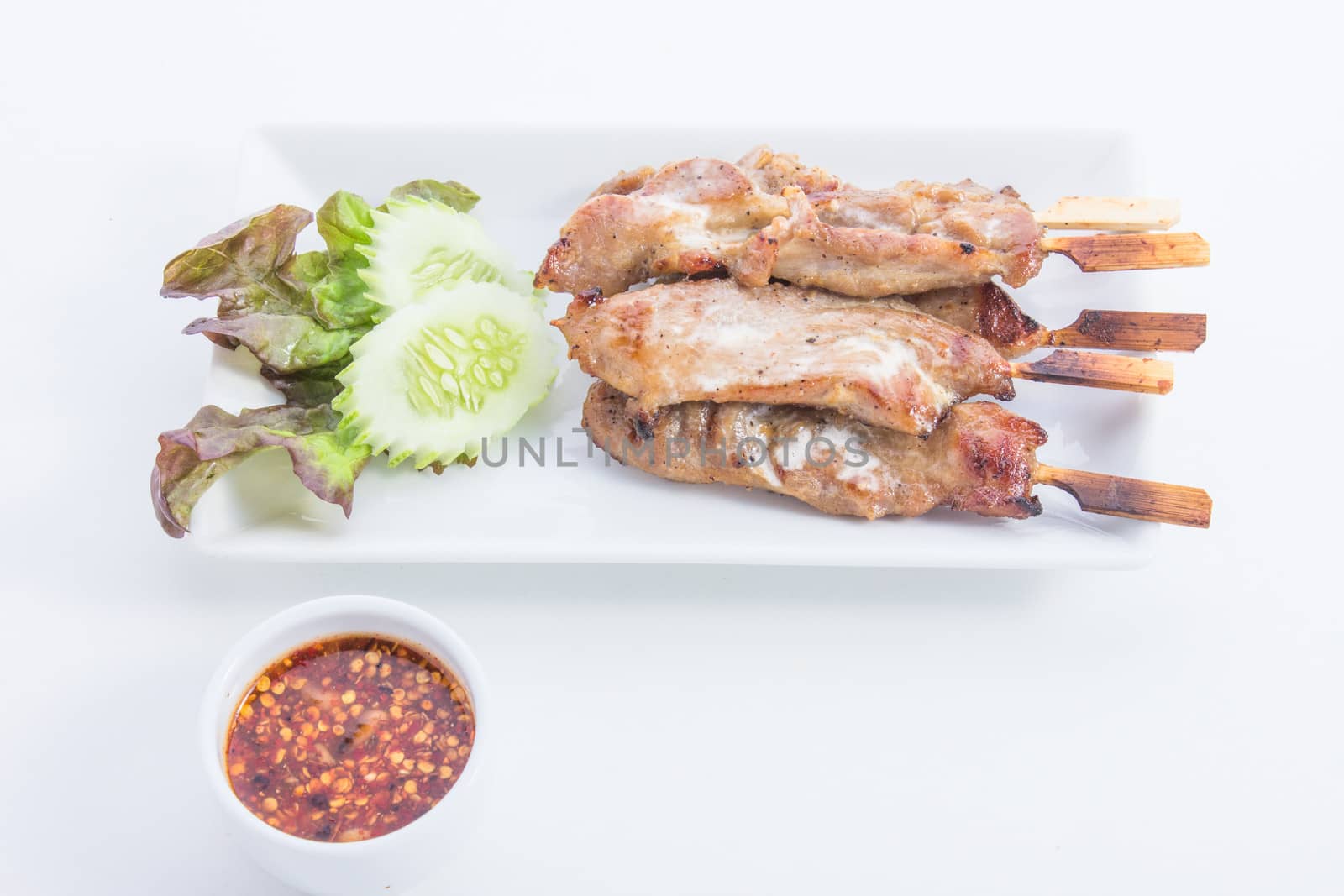 Roasted pork is food thailand