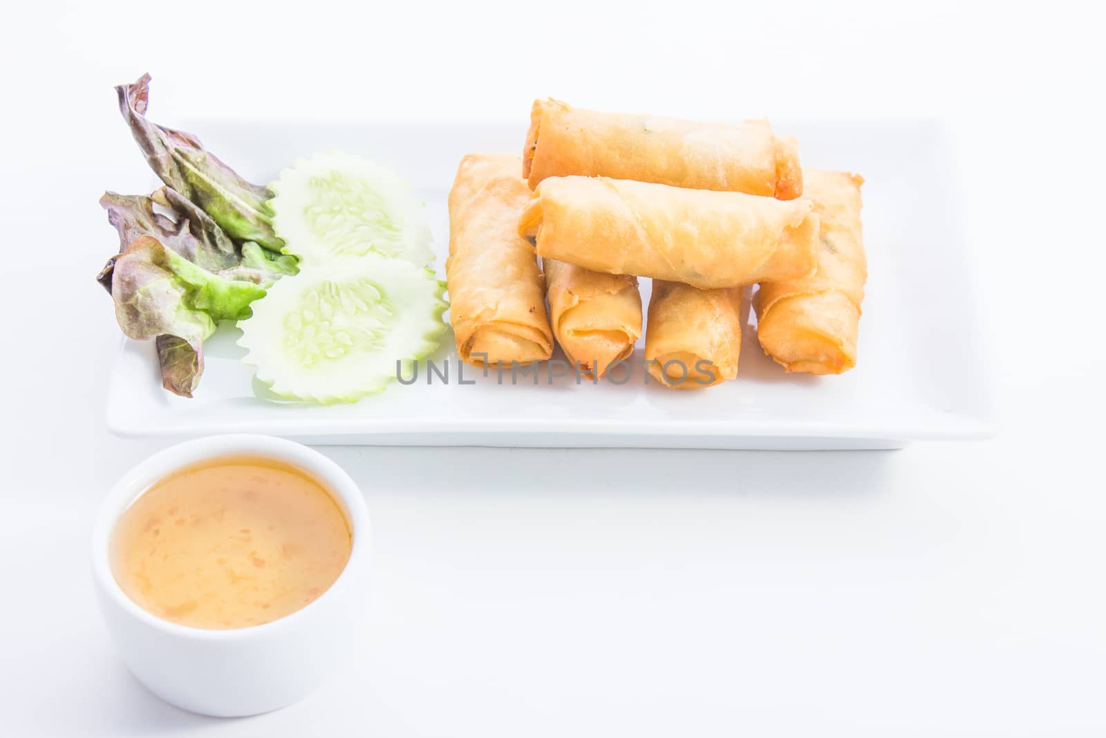 Spring Rolls is food thailand