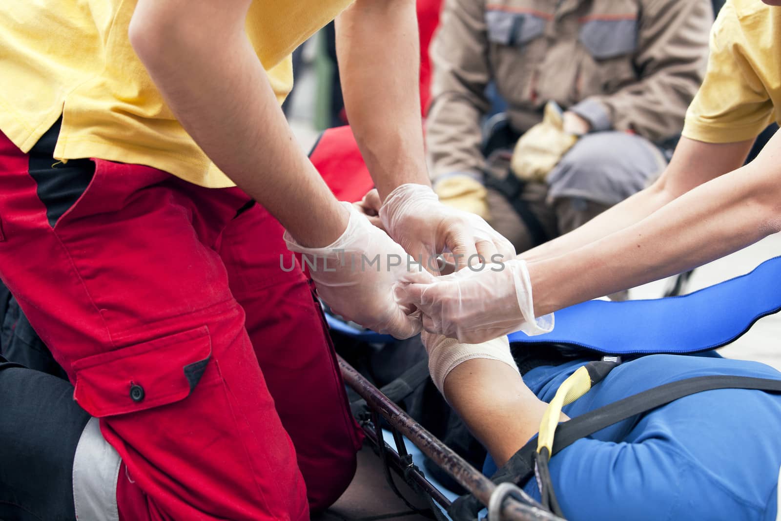 First aid training by wellphoto