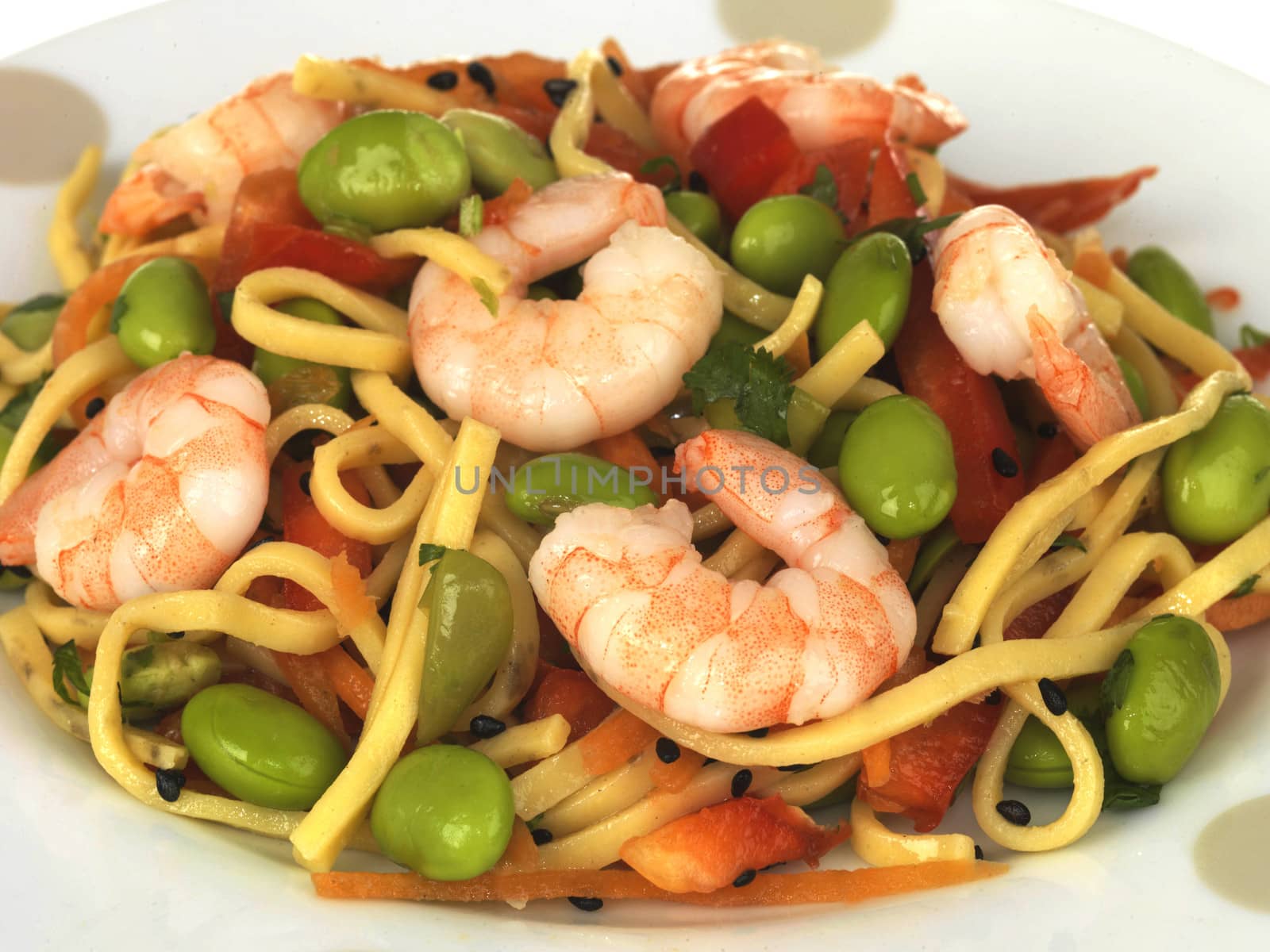 Prawn and Noodle Salad by Whiteboxmedia