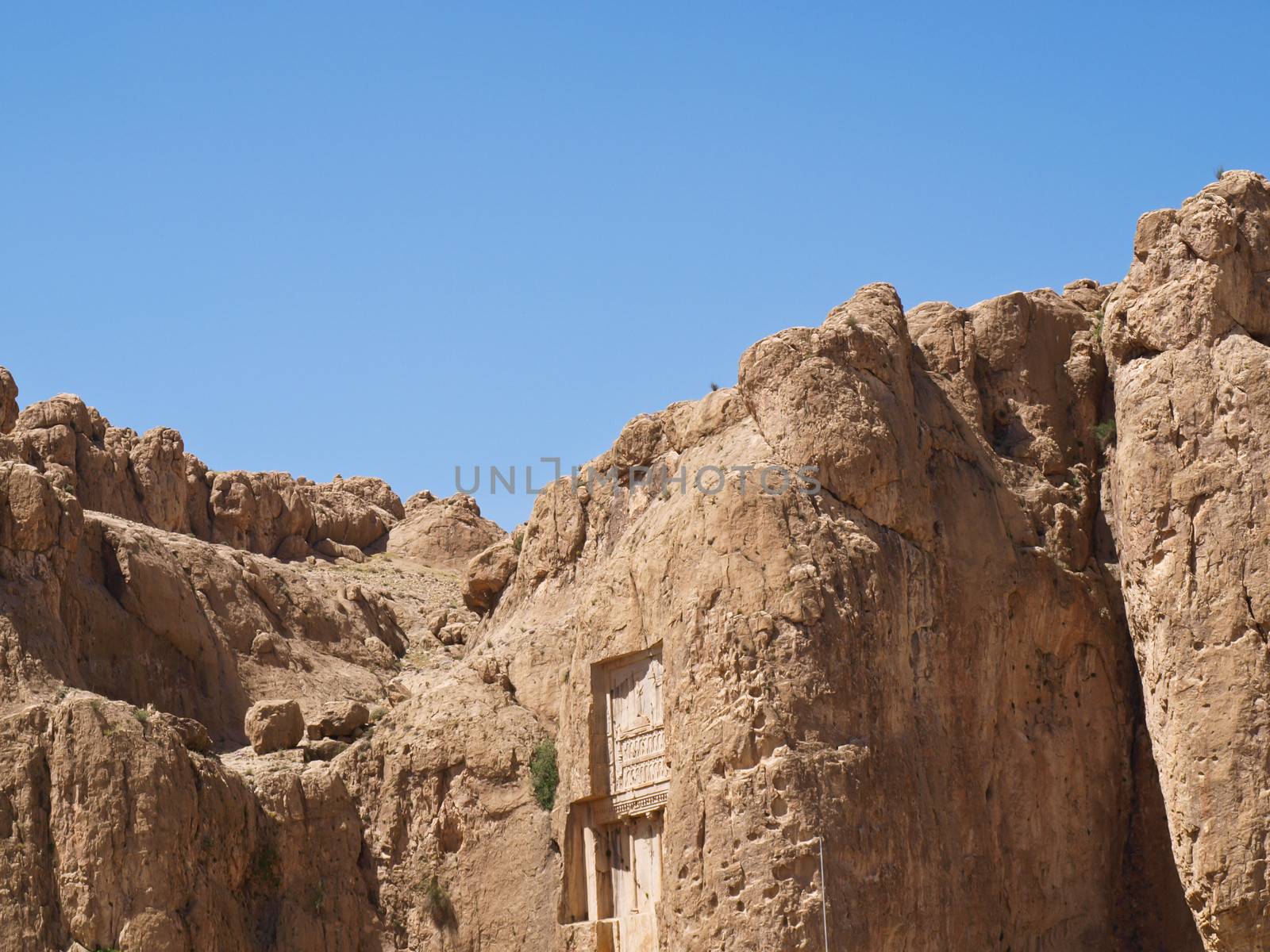 Naqsh-e Rustam in Fars province in Shiraz, Iran by gururugu